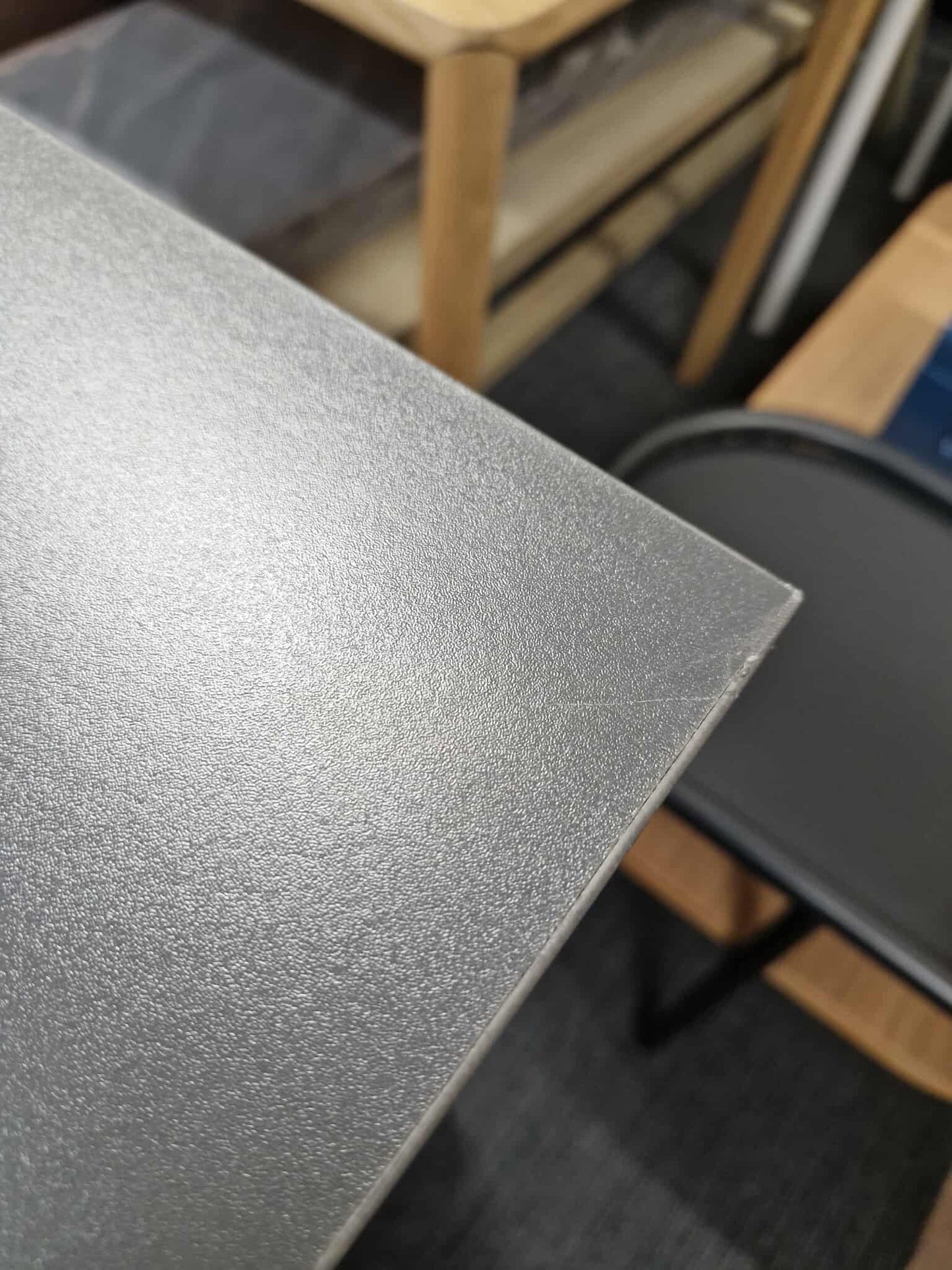 Grey and Black Chest of 4 Drawers