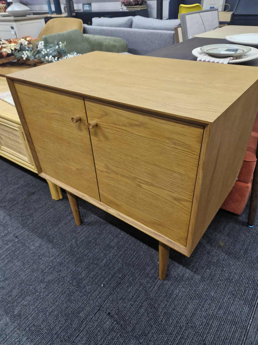 Vintage Style Small Cabinet / Dark Oak Vanity Unit