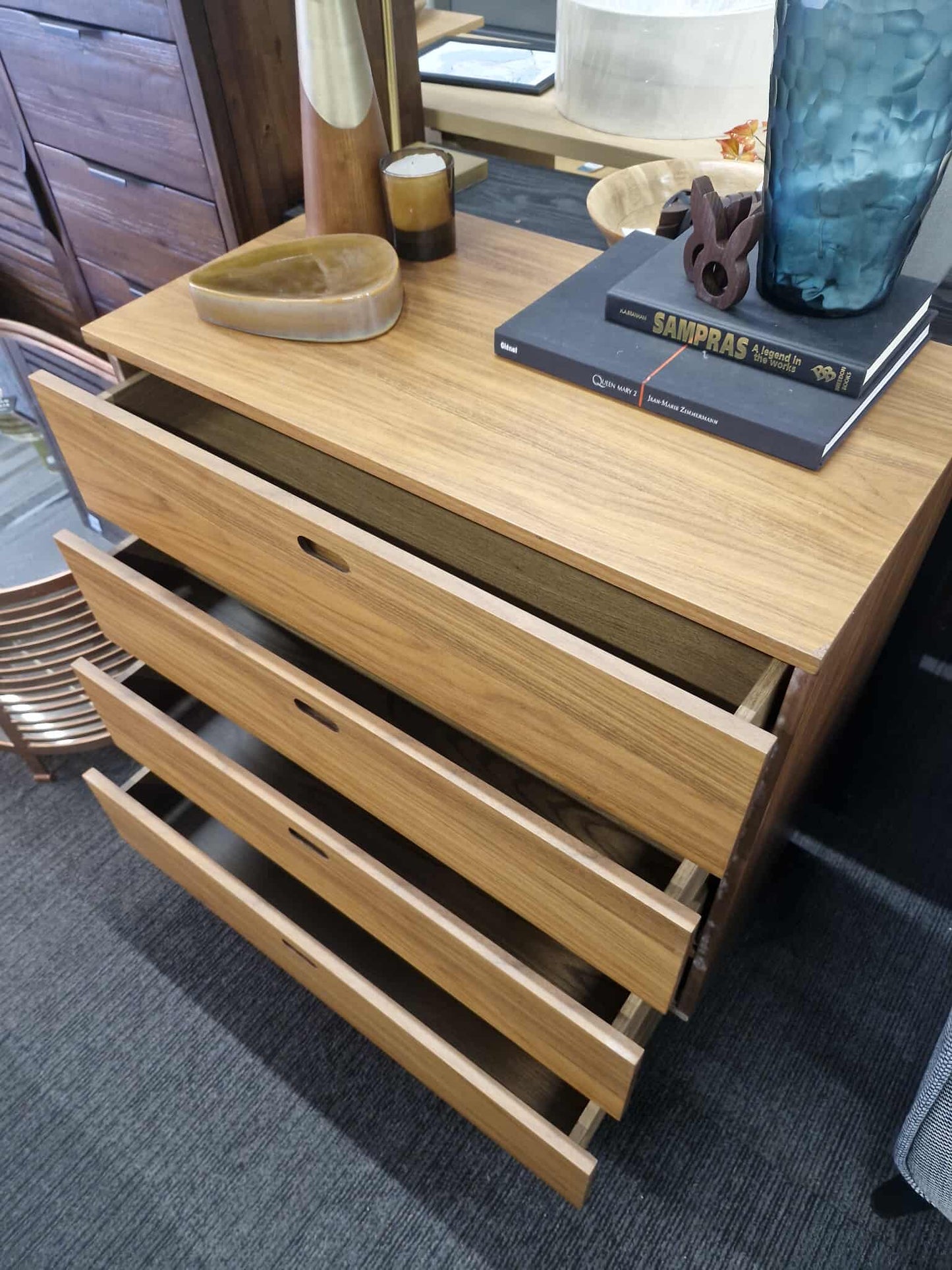 Mid Century Vintage Style Chest of 4 drawers