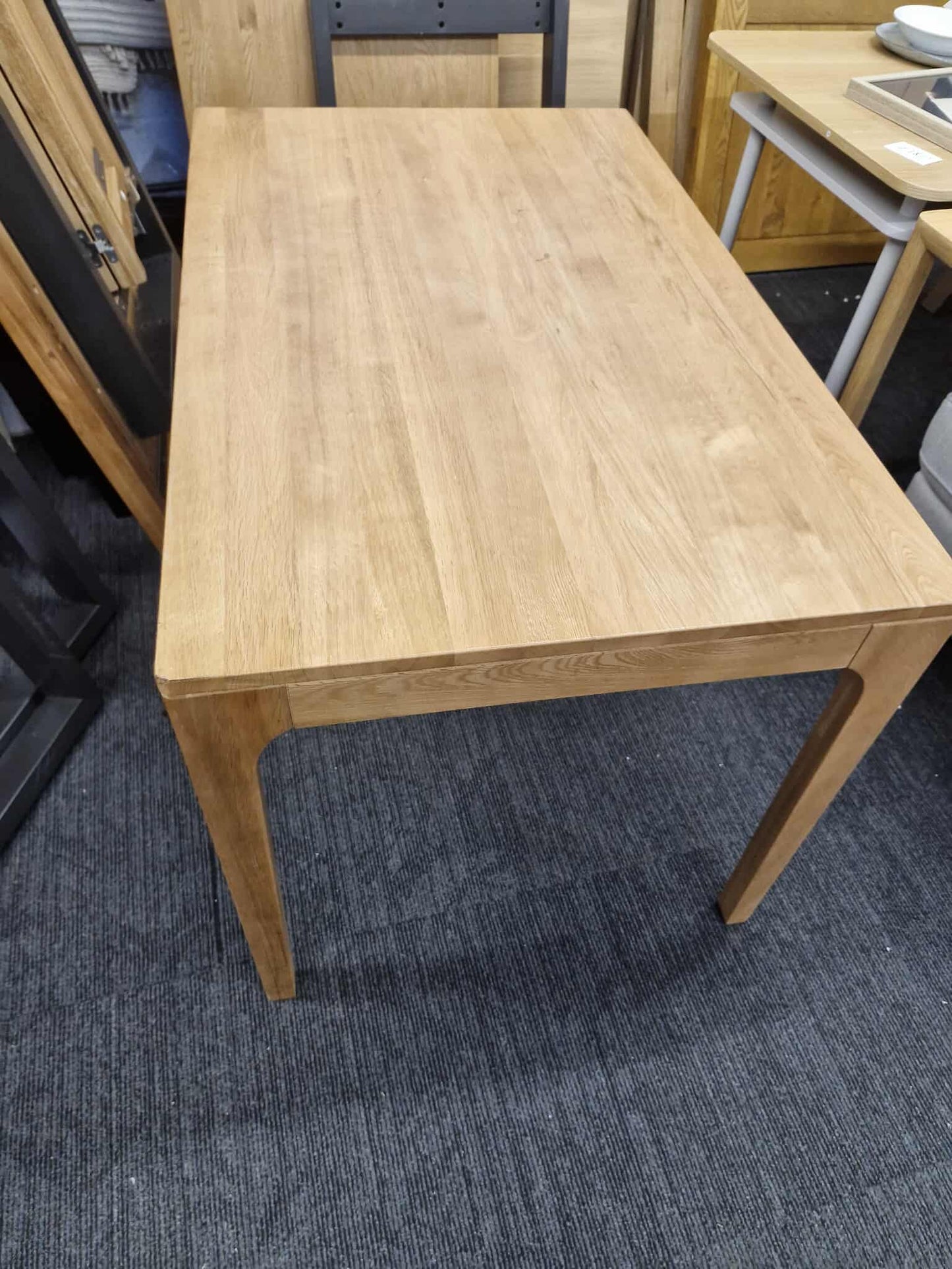 Solid Oak Scandi Style Dining Table / Oak Furnitureland Durham