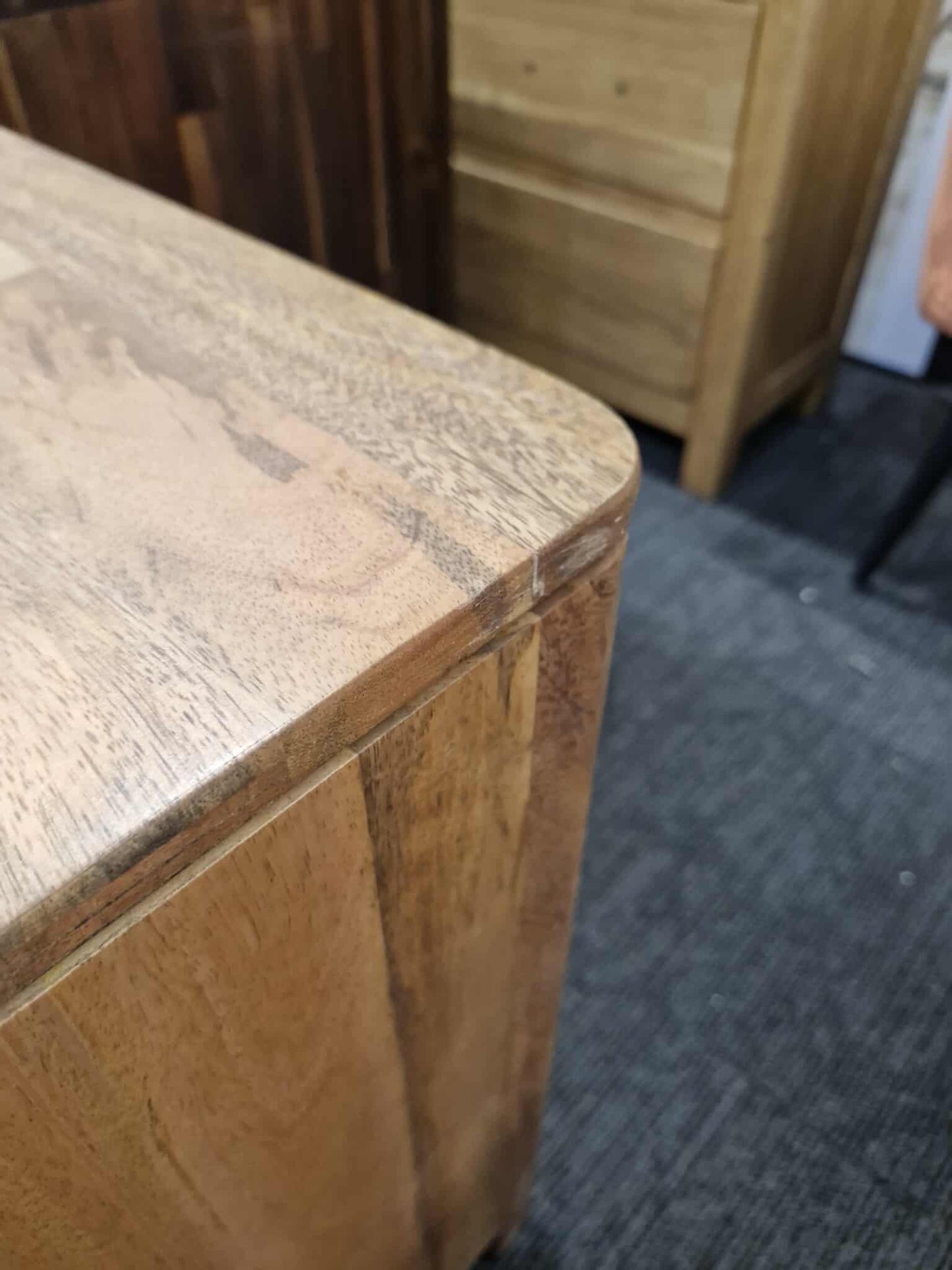 Small Solid Wood TV Stand