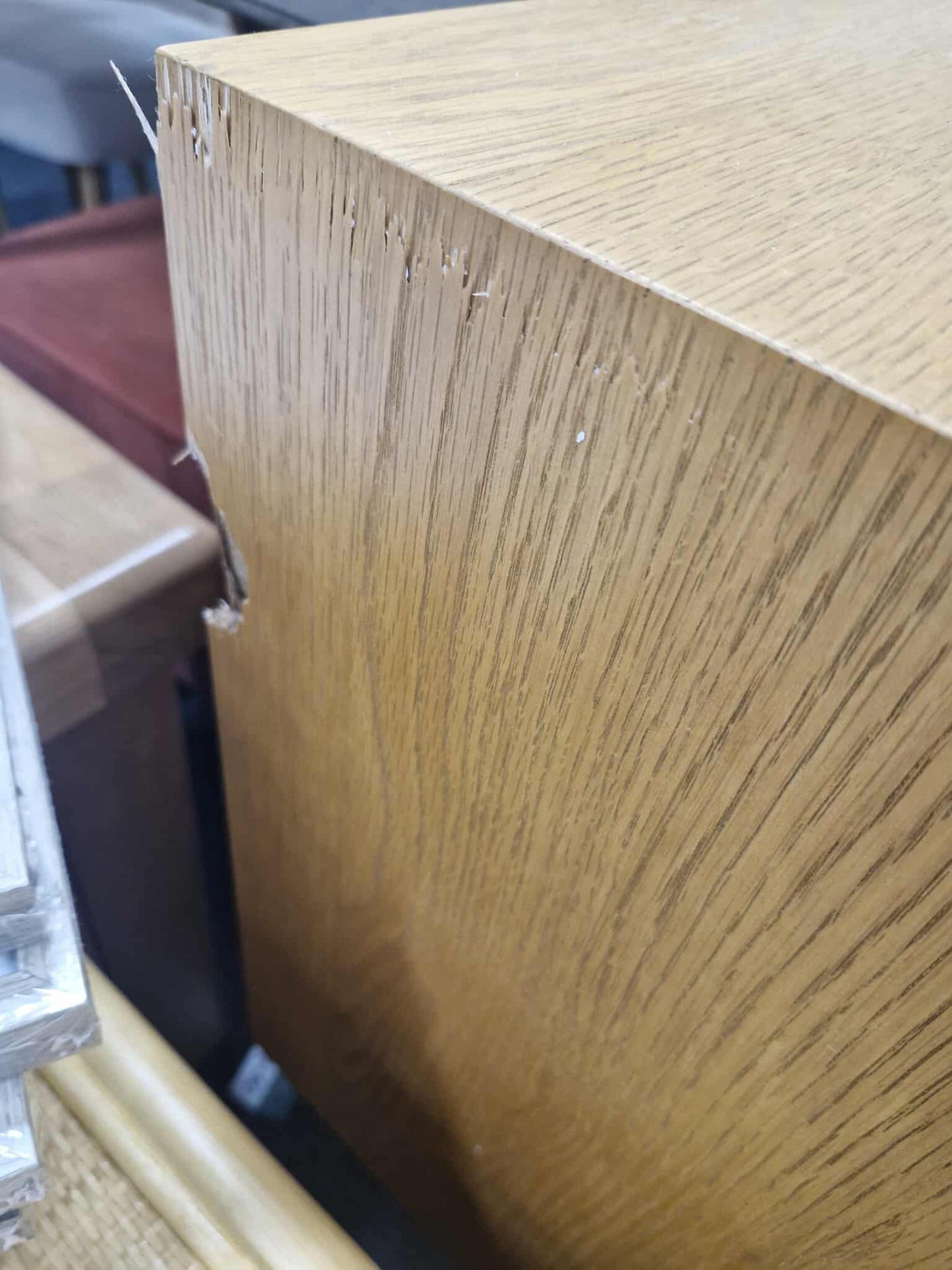 Vintage Style Small Cabinet / Dark Oak Vanity Unit