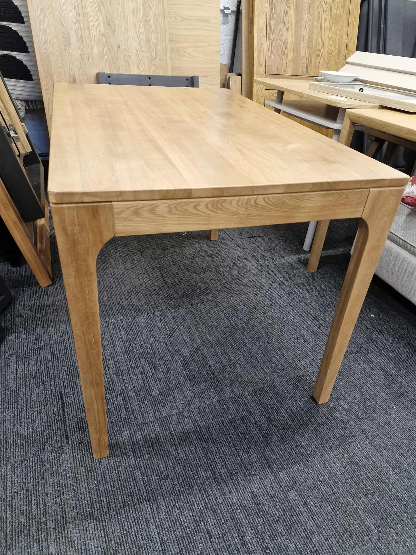 Solid Oak Scandi Style Dining Table / Oak Furnitureland Durham