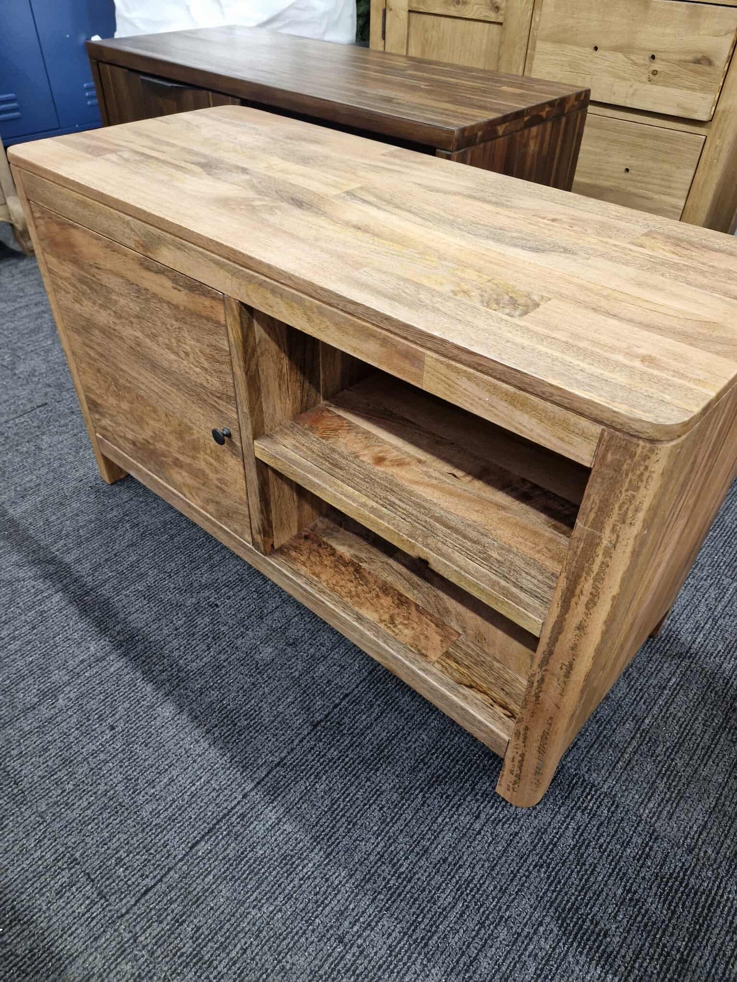 Small Solid Wood TV Stand