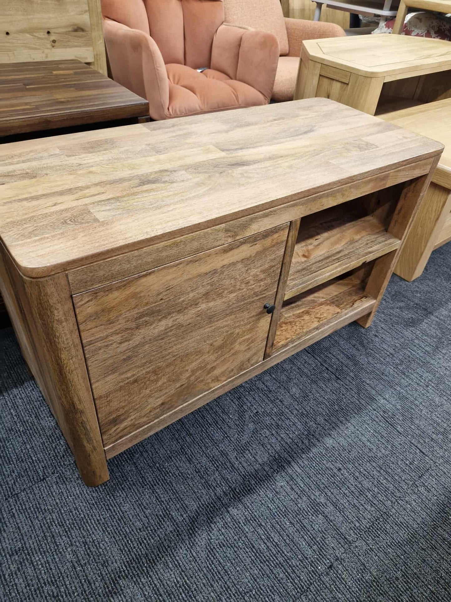 Small Solid Wood TV Stand