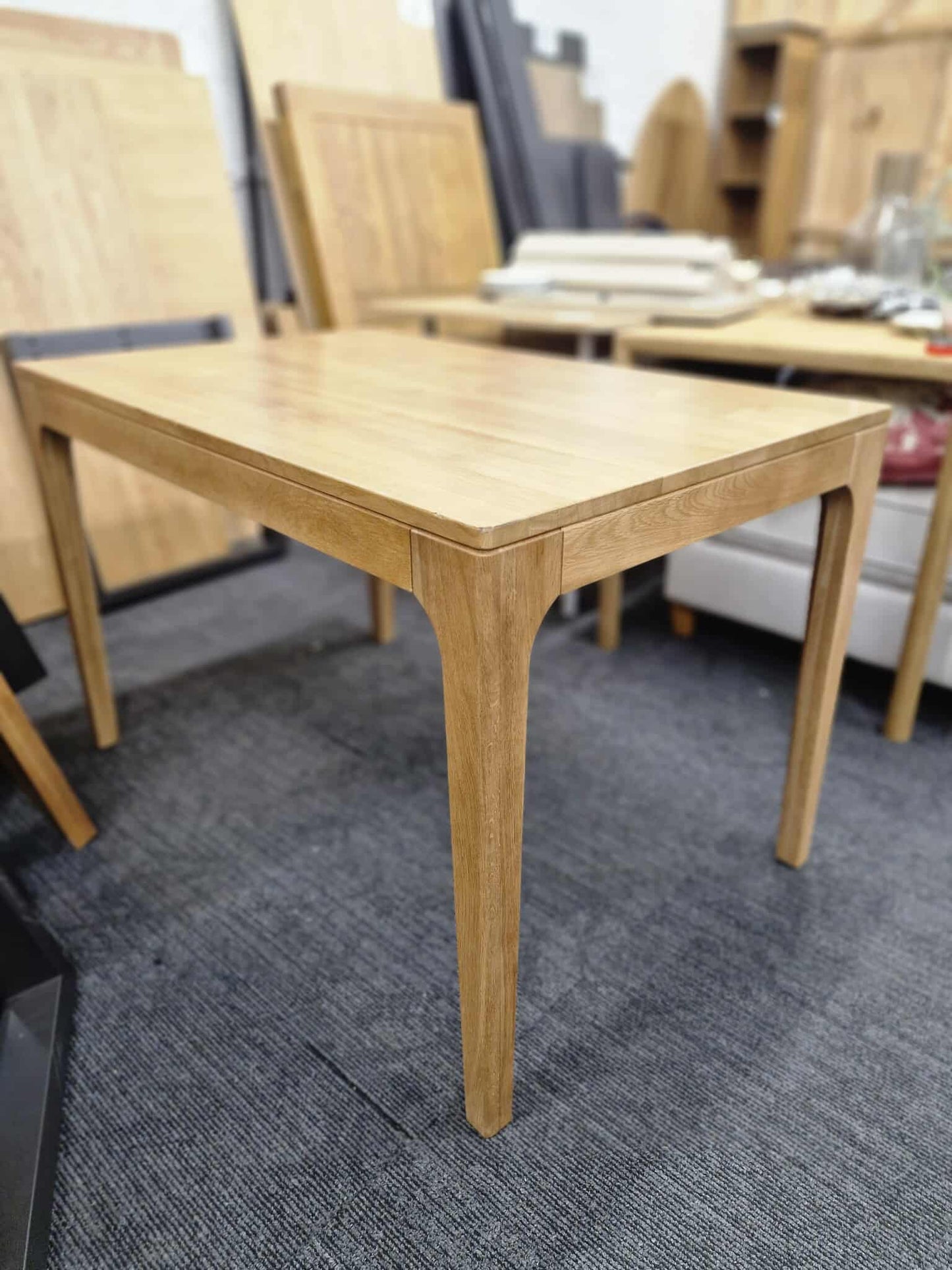 Solid Oak Scandi Style Dining Table / Oak Furnitureland Durham