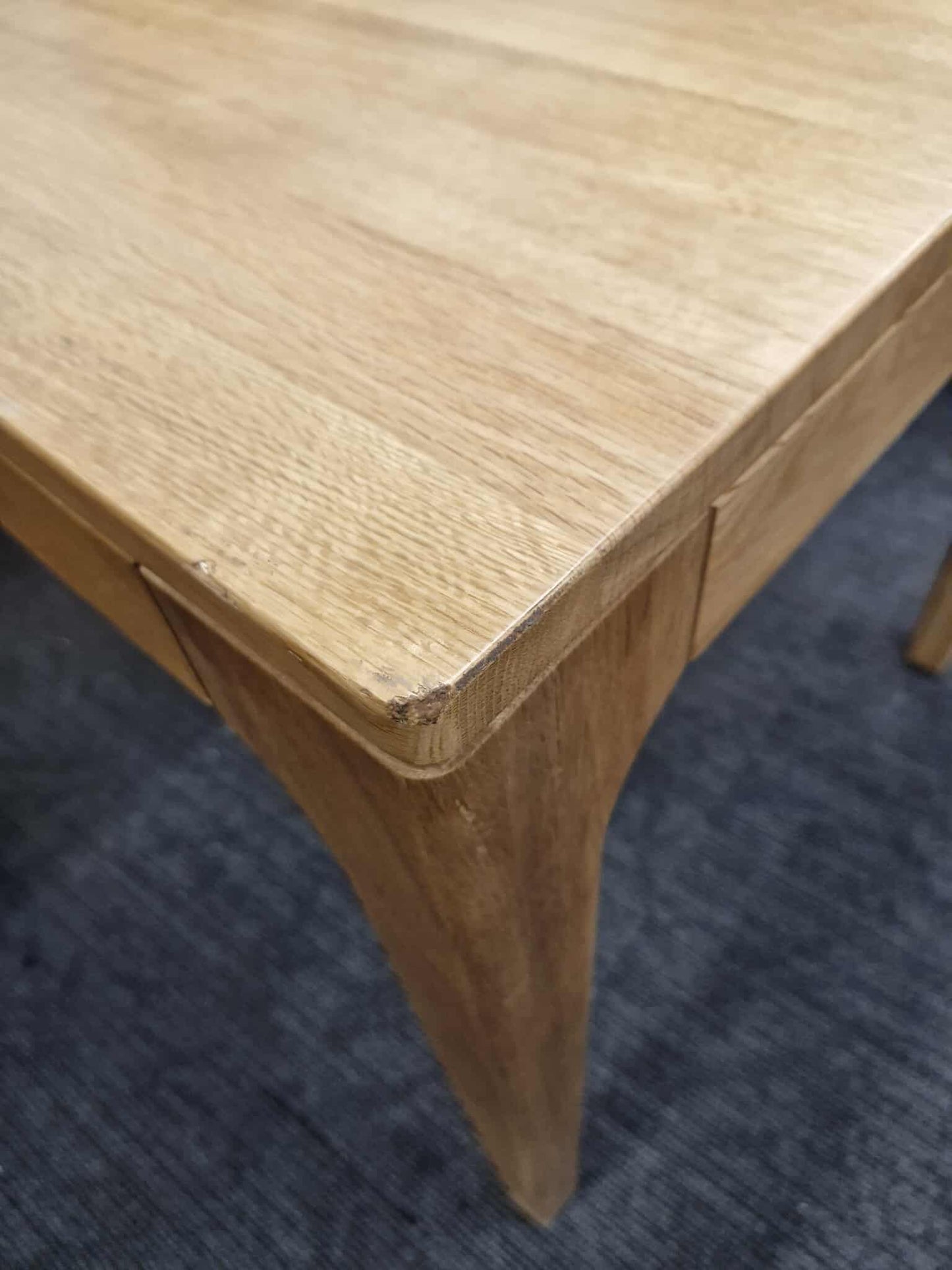 Solid Oak Scandi Style Dining Table / Oak Furnitureland Durham