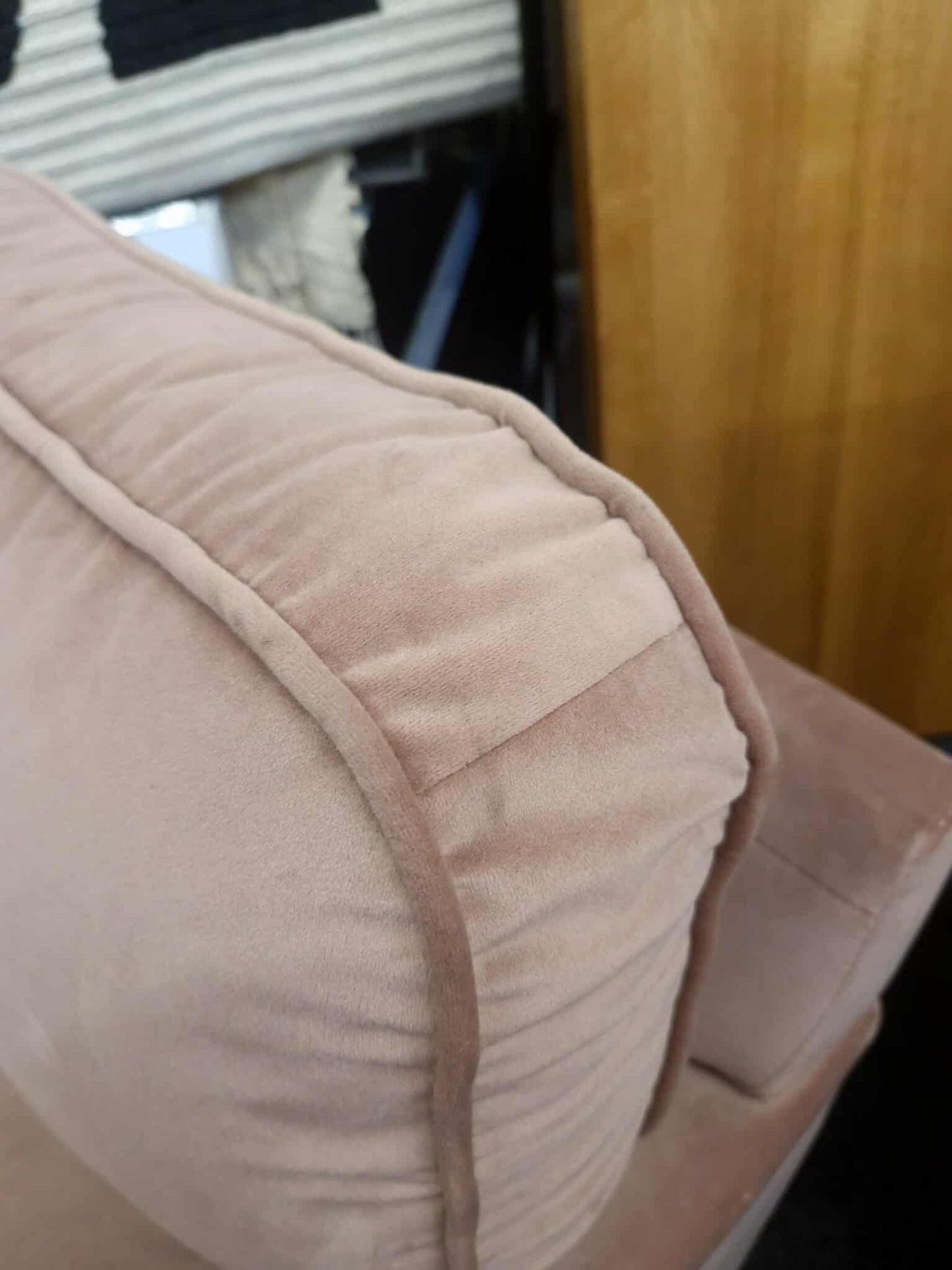 Pink Velvet Armchair