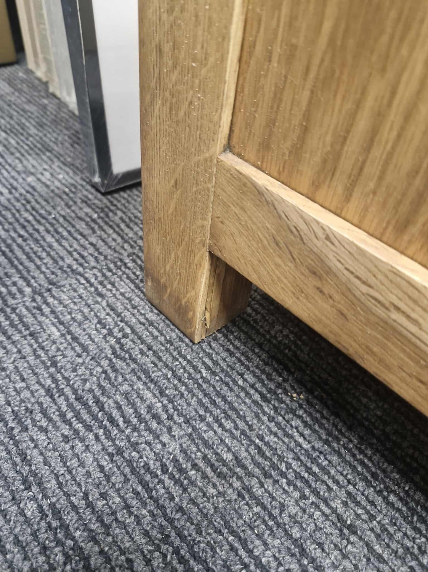 Solid Wood Cabinet with Door and 3 Drawers