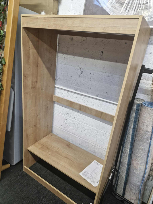 Oak Open Wardrobe Modul with hanging Rail and Shelf