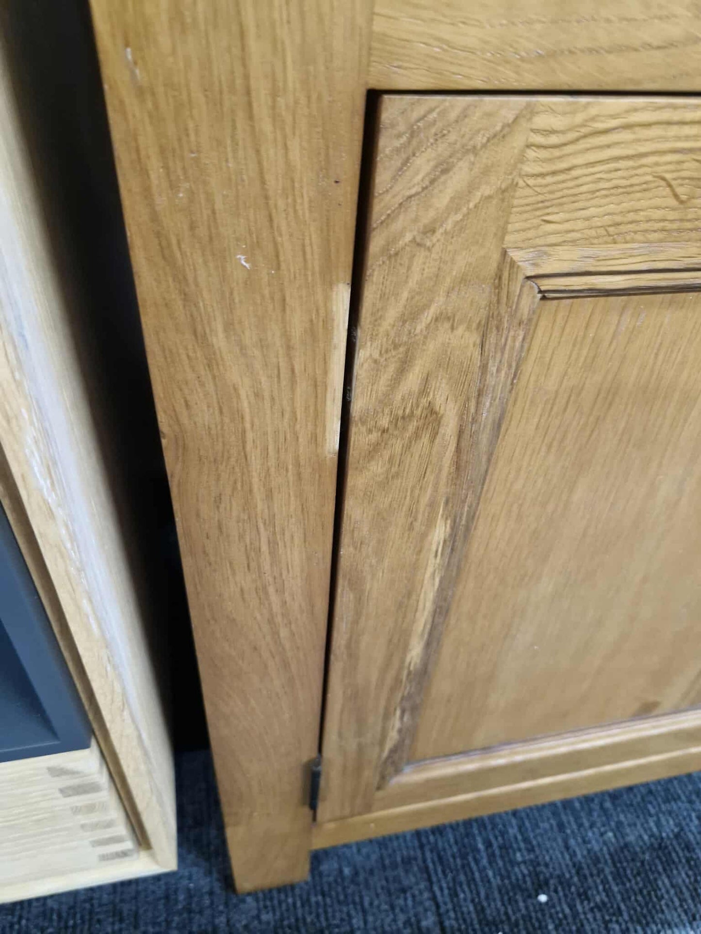 Large Rustic Oak Sideboard