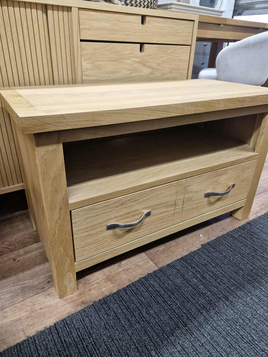 Small Oak Tv Stand Unit with drawer