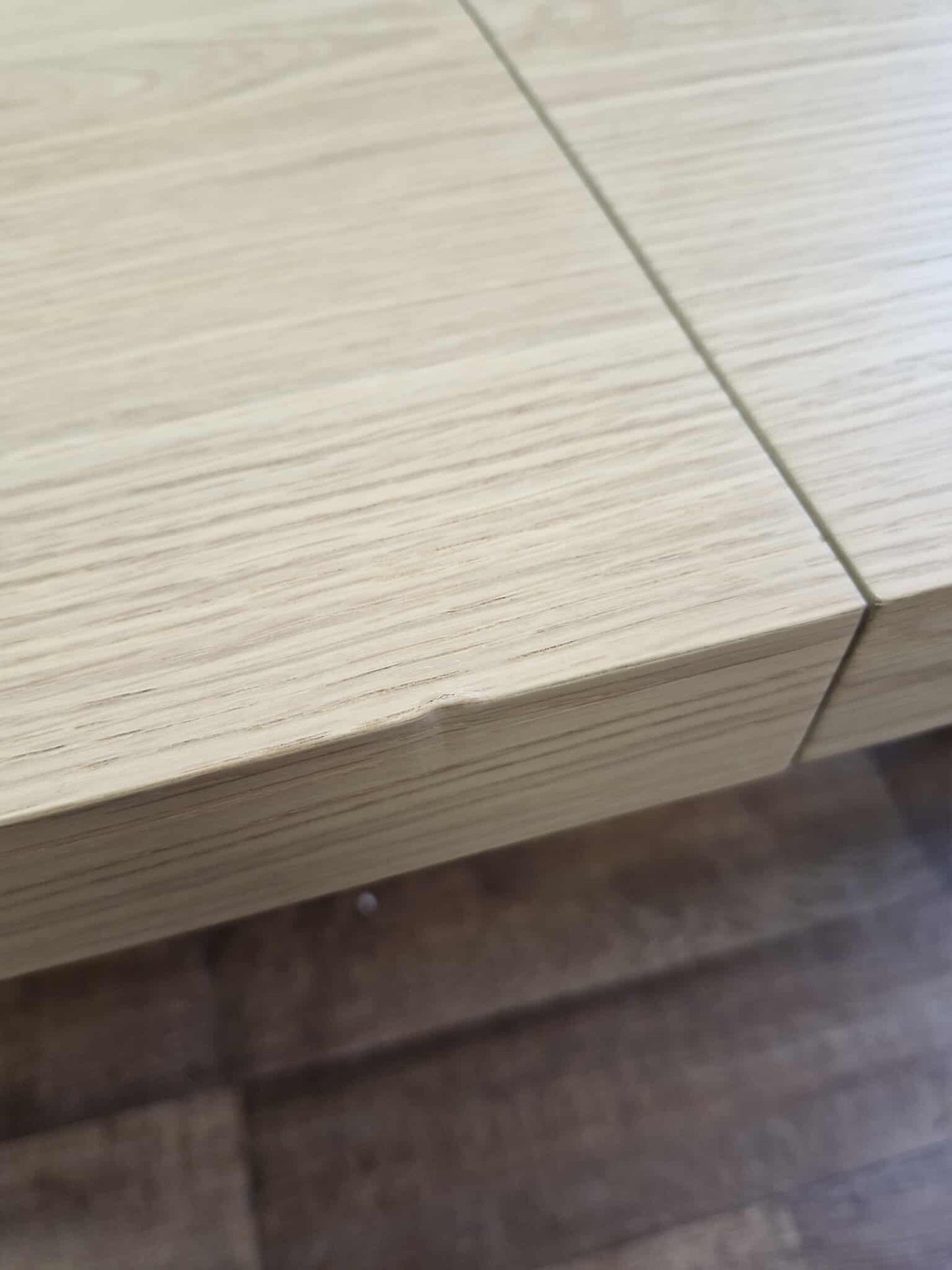 Light Oak Extending Dining Table