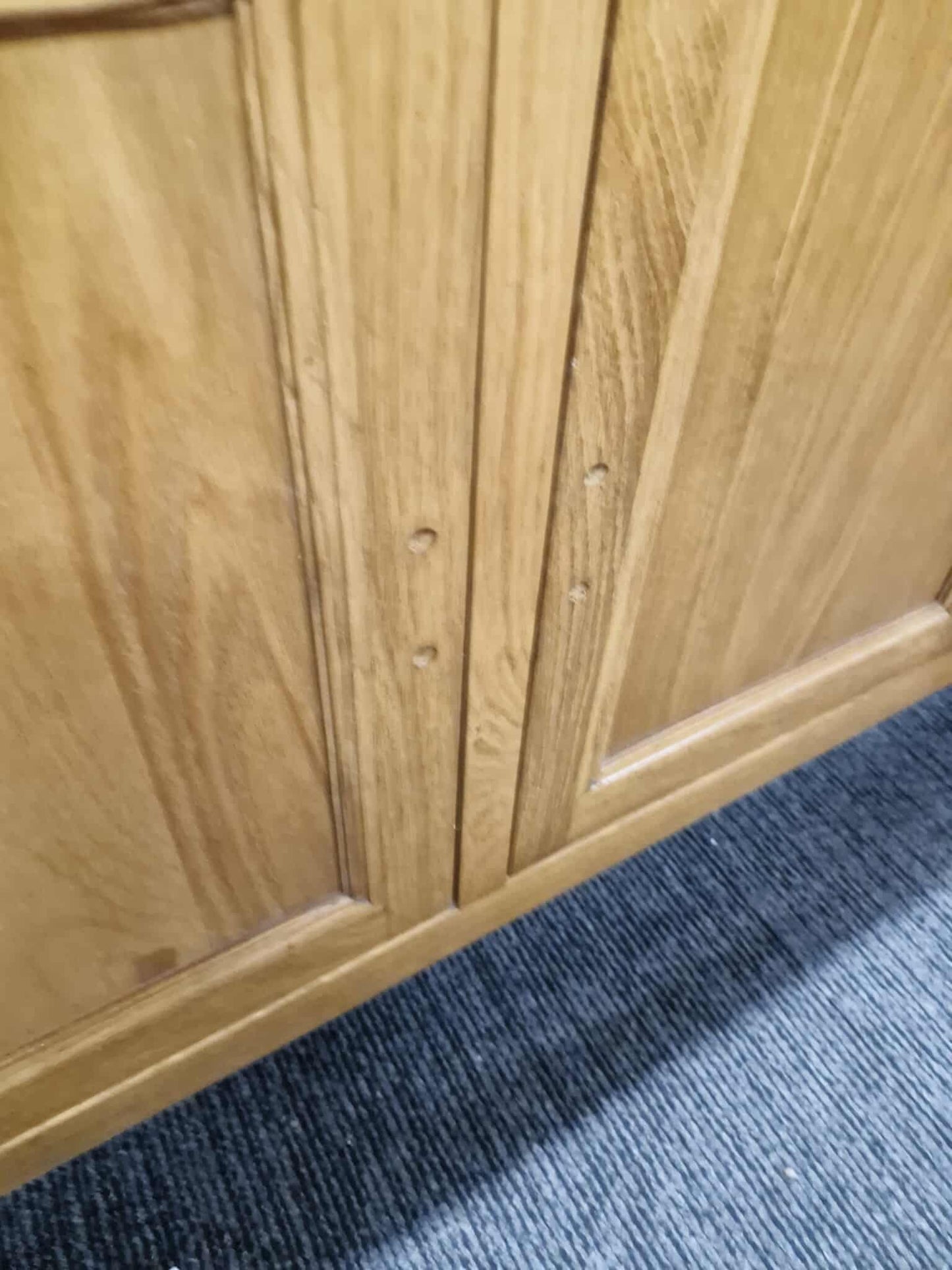 Large Rustic Oak Sideboard