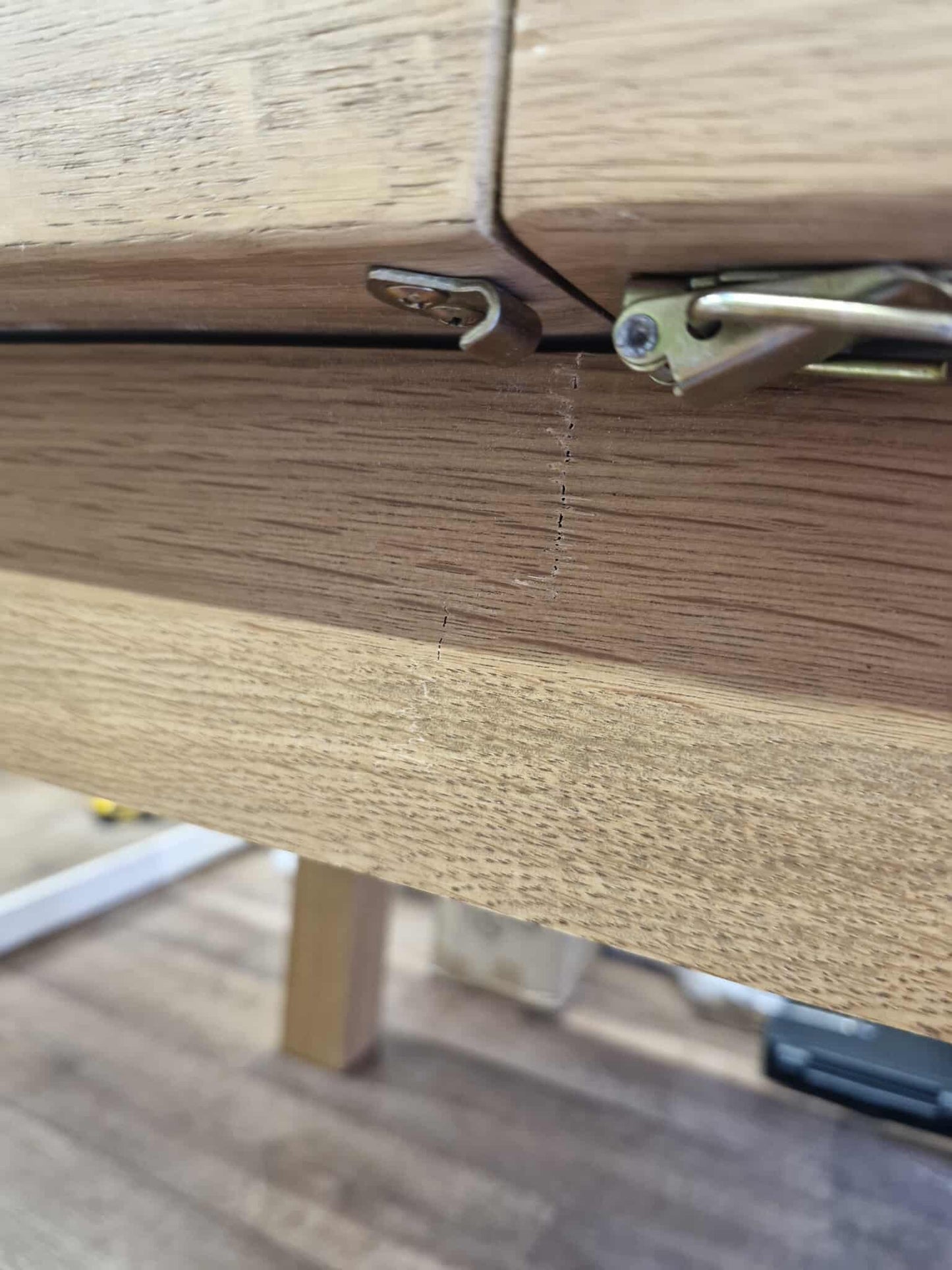 Solid Oak Extending Dining Table 180cm+50