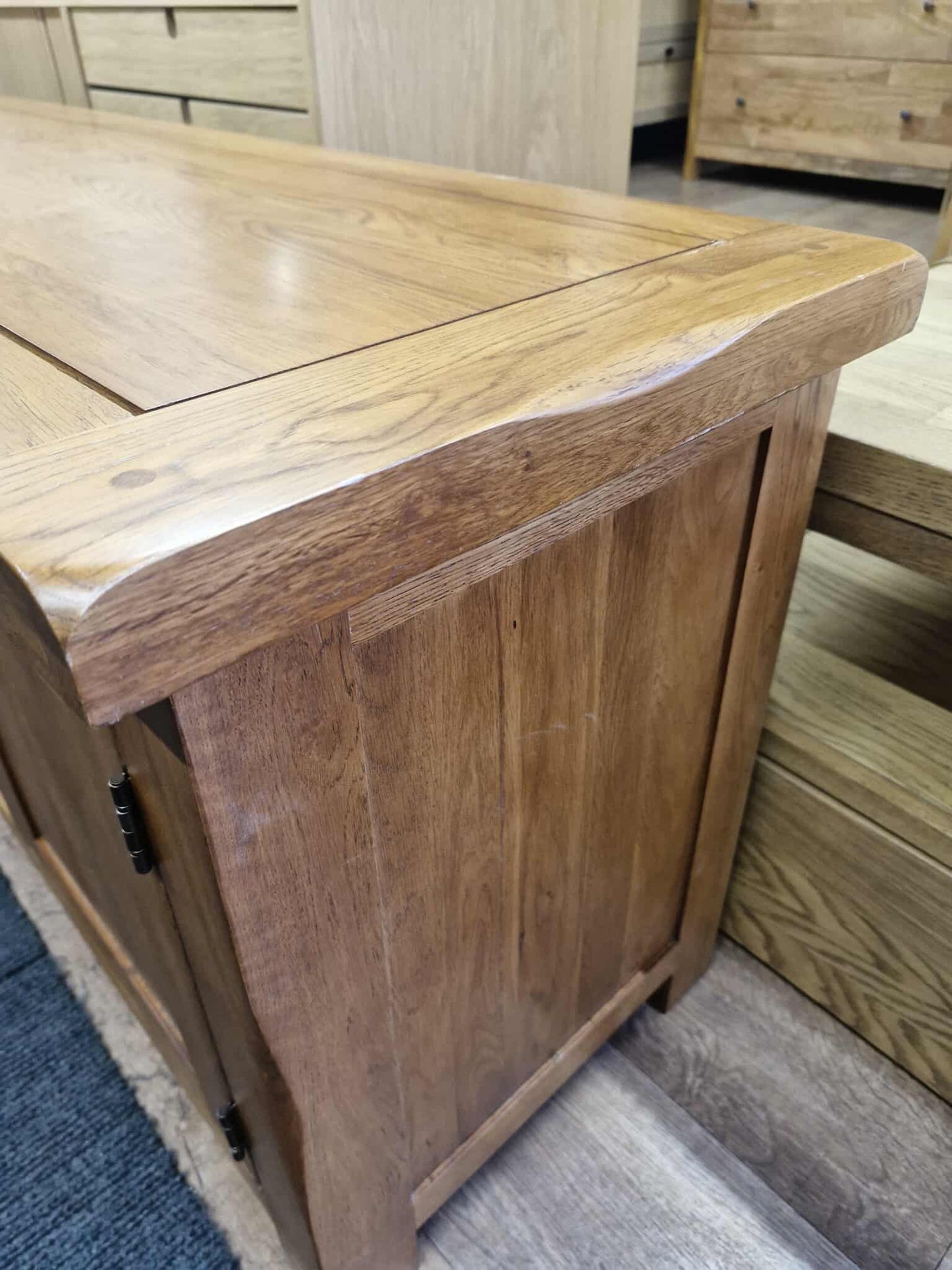 Rustic Solid Wood TV Stand /