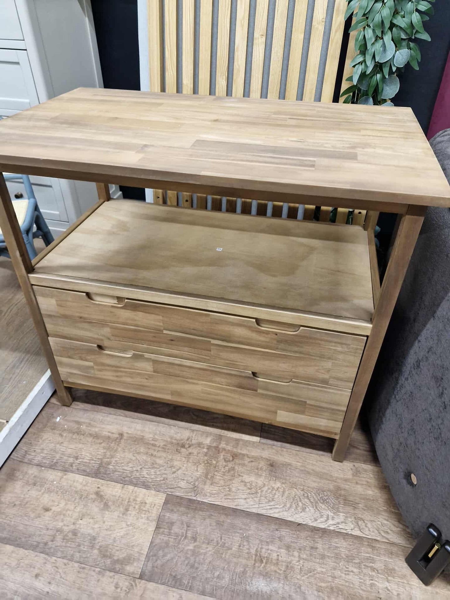 Solid Acacia Wood Cabinet / Sink Vanity Unit