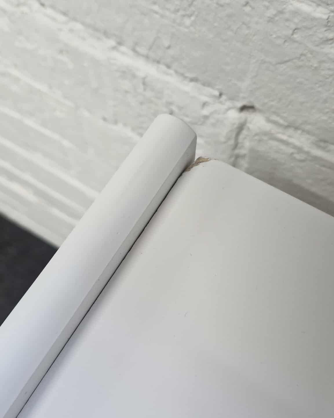 White Solid Wood Large Desk with Storage Drawers