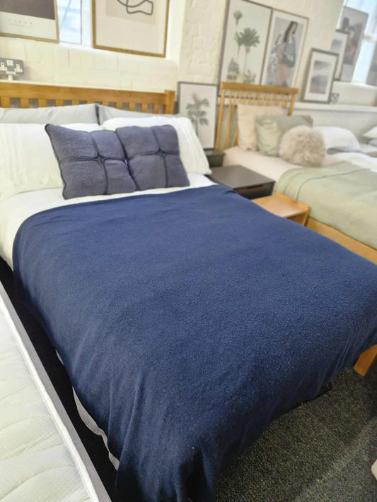 Solid Wood Spindle Small Double Bed