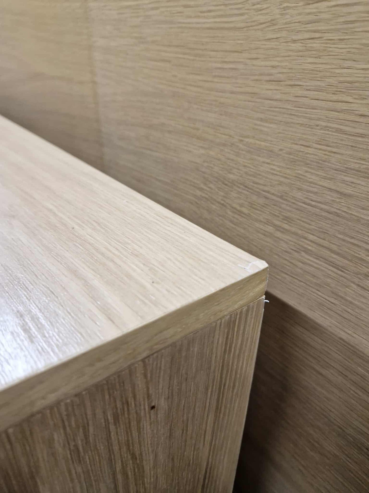 Oak and Rattan Tv Stand 120cm