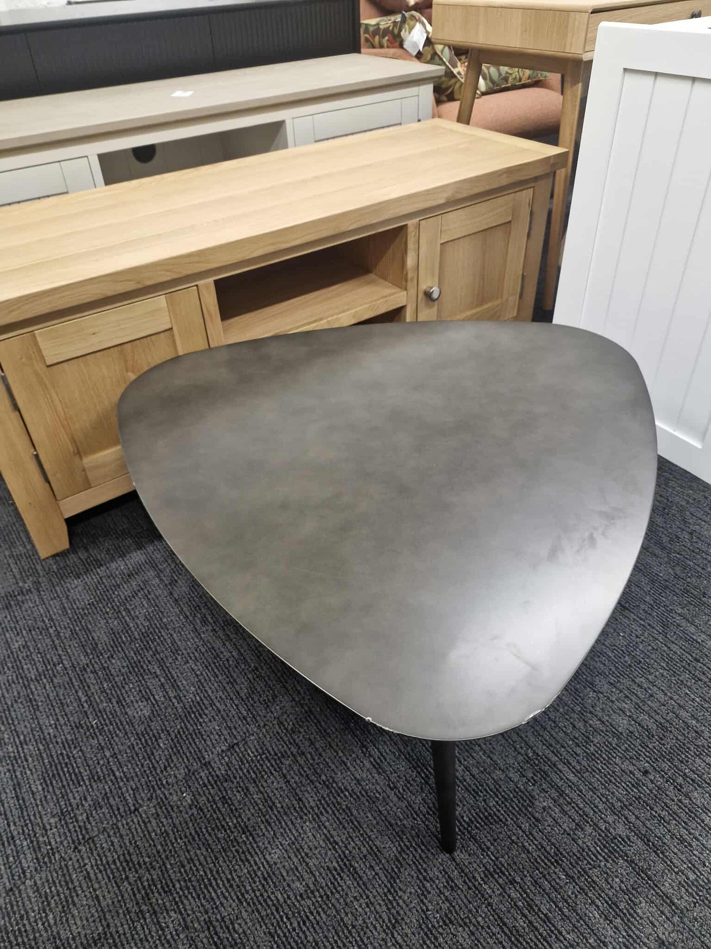 Small Black Gun Metal Coffee Table ¦   Théoline Ex Display