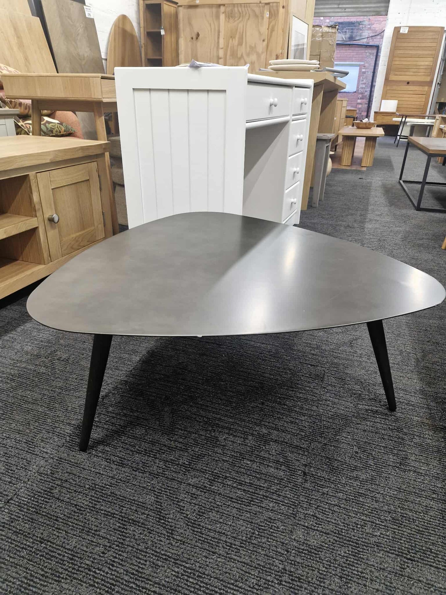 Small Black Gun Metal Coffee Table ¦   Théoline Ex Display