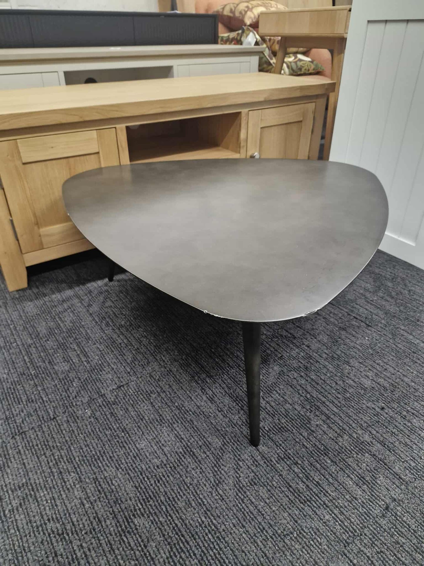 Small Black Gun Metal Coffee Table ¦   Théoline Ex Display