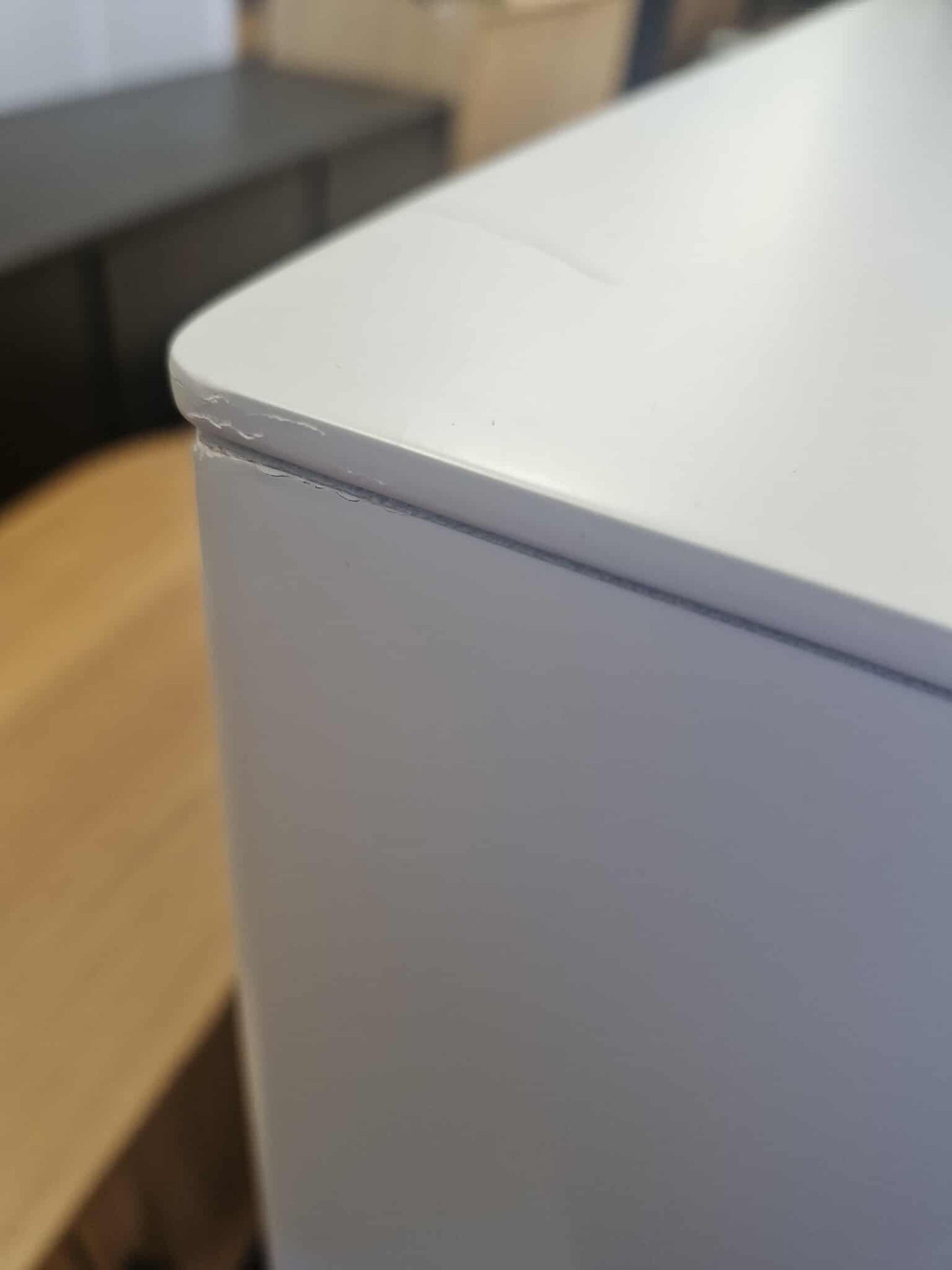 Matt Light Grey Tall Chest of Drawers