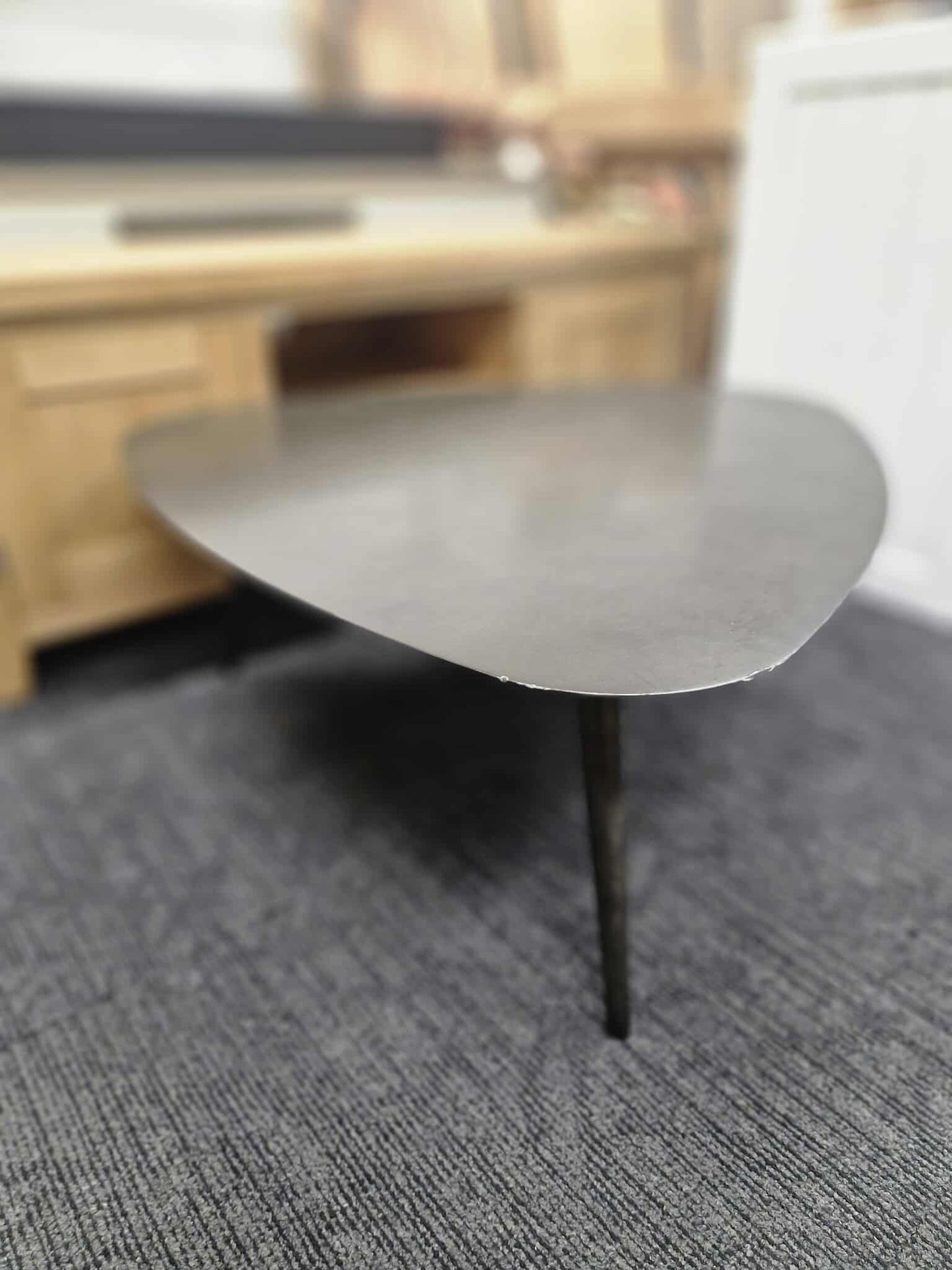 Small Black Gun Metal Coffee Table ¦   Théoline Ex Display