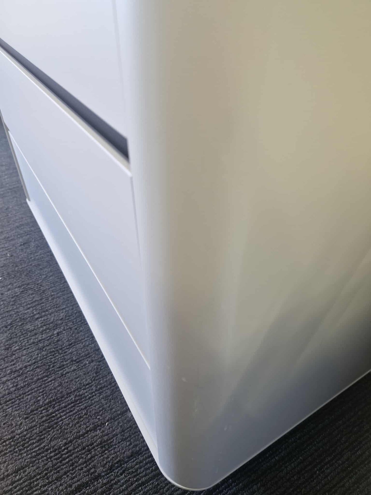 Matt Light Grey Tall Chest of Drawers