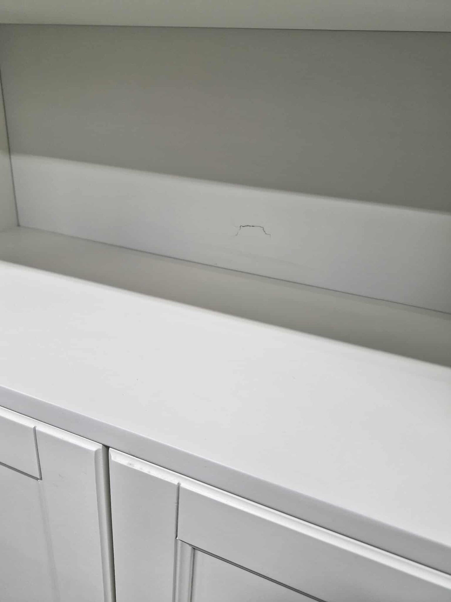 White Tall Bookcase / Bathroom Tallboy Cabinet