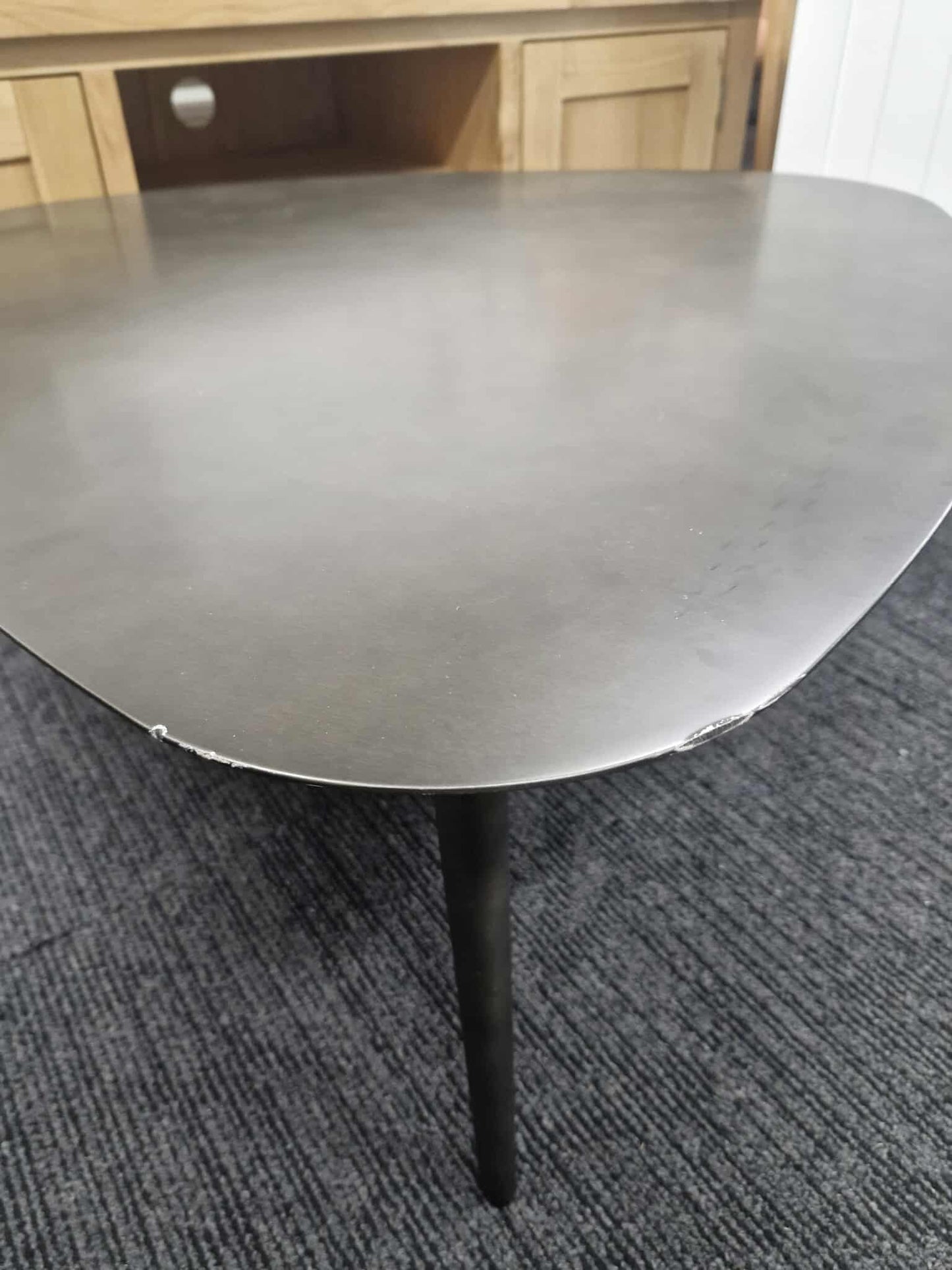 Small Black Gun Metal Coffee Table ¦   Théoline Ex Display