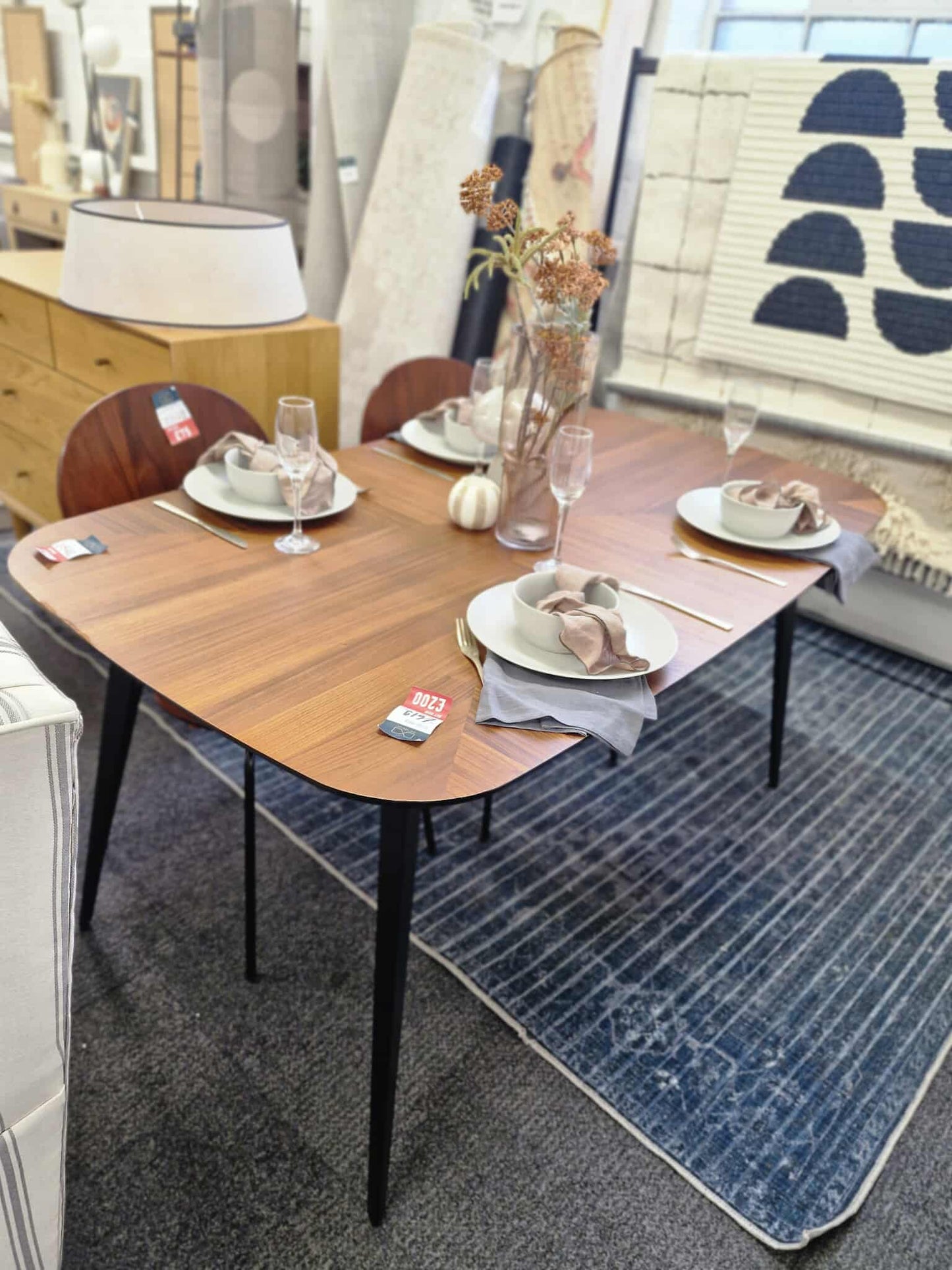 Dining table Vintage-Style Inlaid / RRP £525
