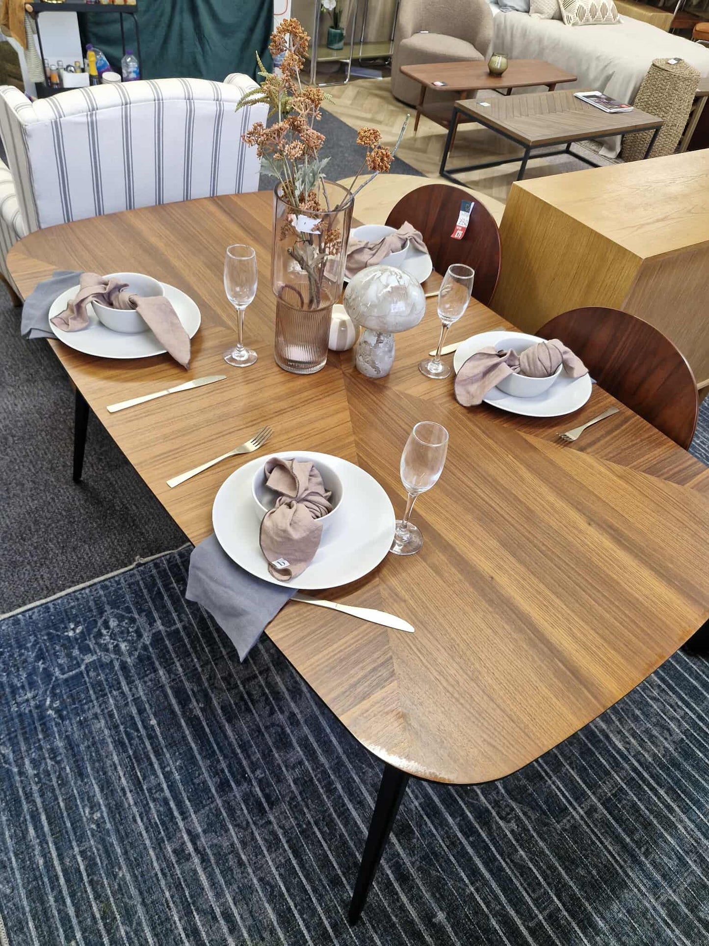 Dining table Vintage-Style Inlaid / RRP £525