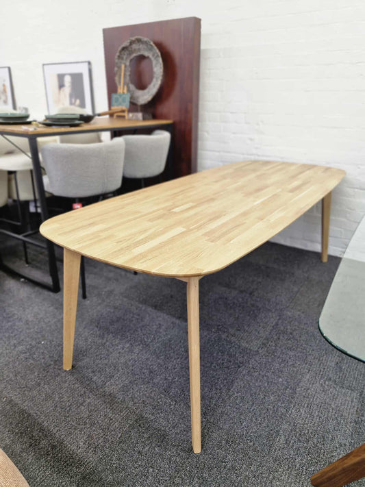 Extra Large Solid Oak Dining Table / 8-10 Seater