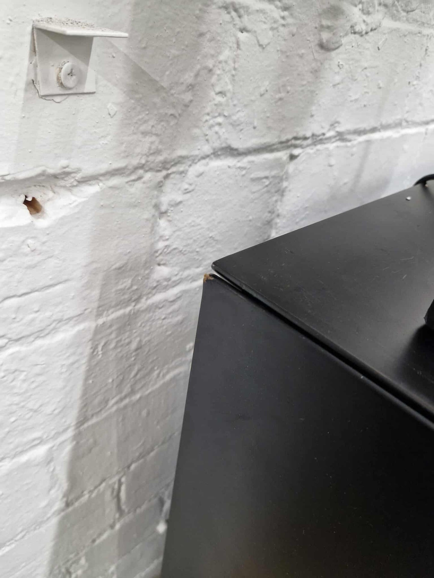 Black Large Sideboard with Fluted  Doors / John Lewis Palma