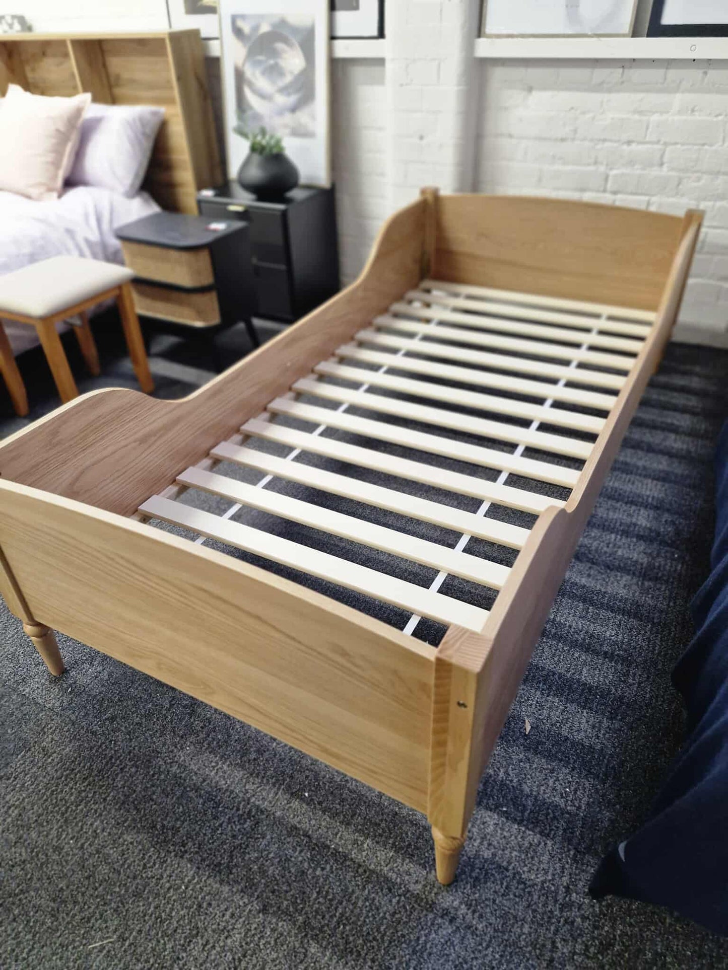 Oak Single Child Bed
