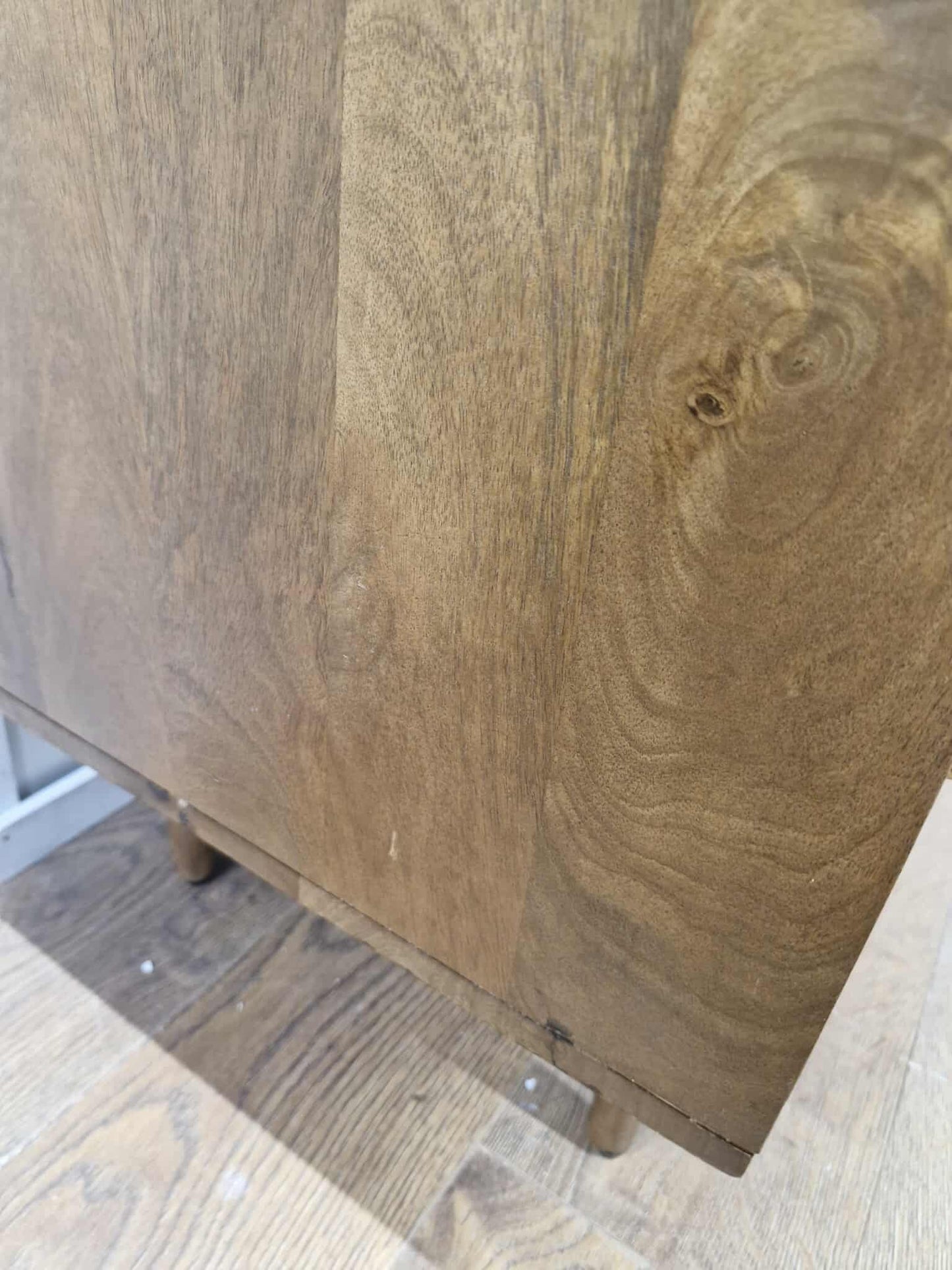 Solid Dark Mango Wood Chest of Drawers / Small Cabinet