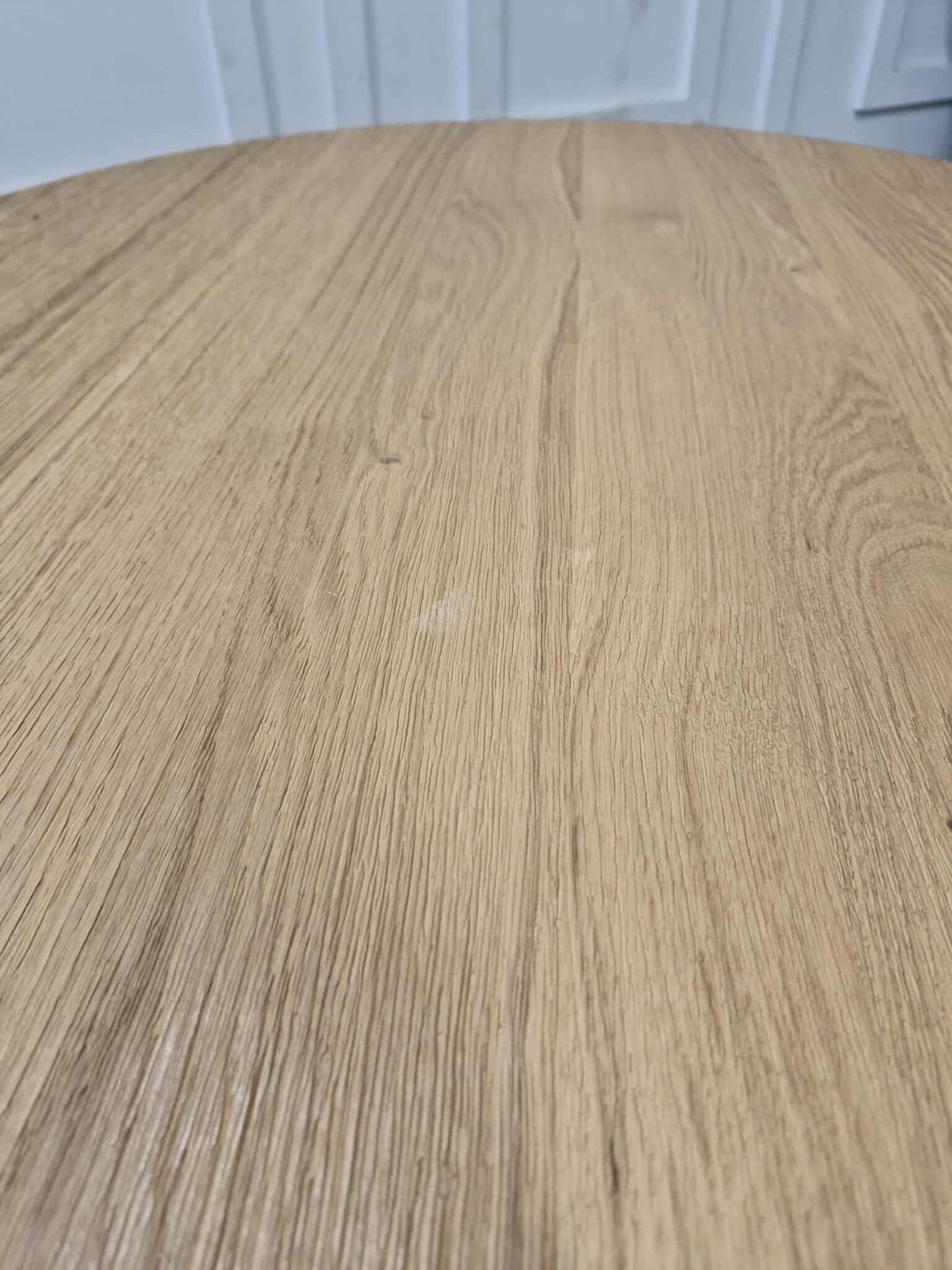 Round Solid Wood Coffee Table / Oak Furnitureland Highworth