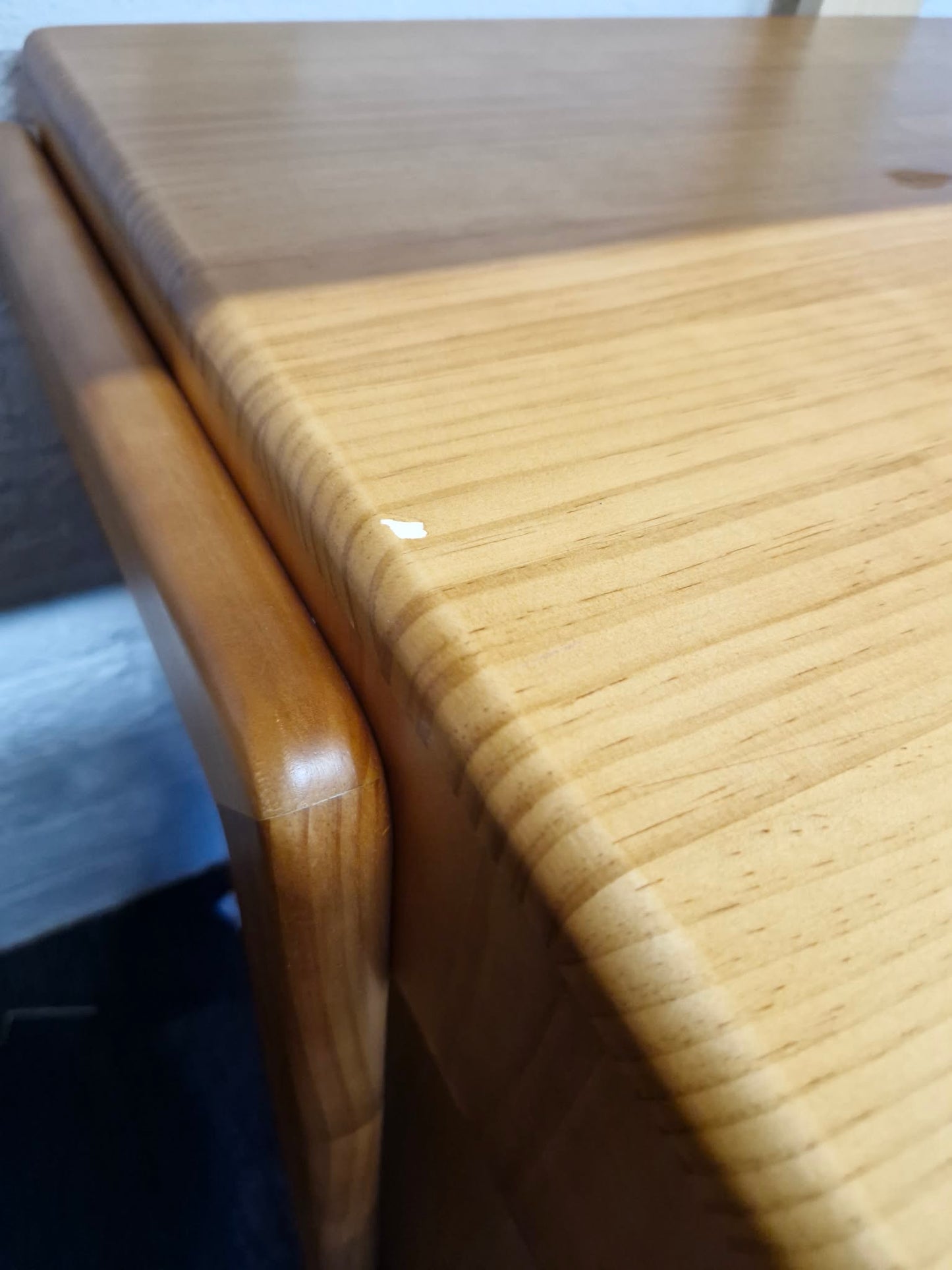 Vintage Style Desk / Solid wood wall mount with one drawer