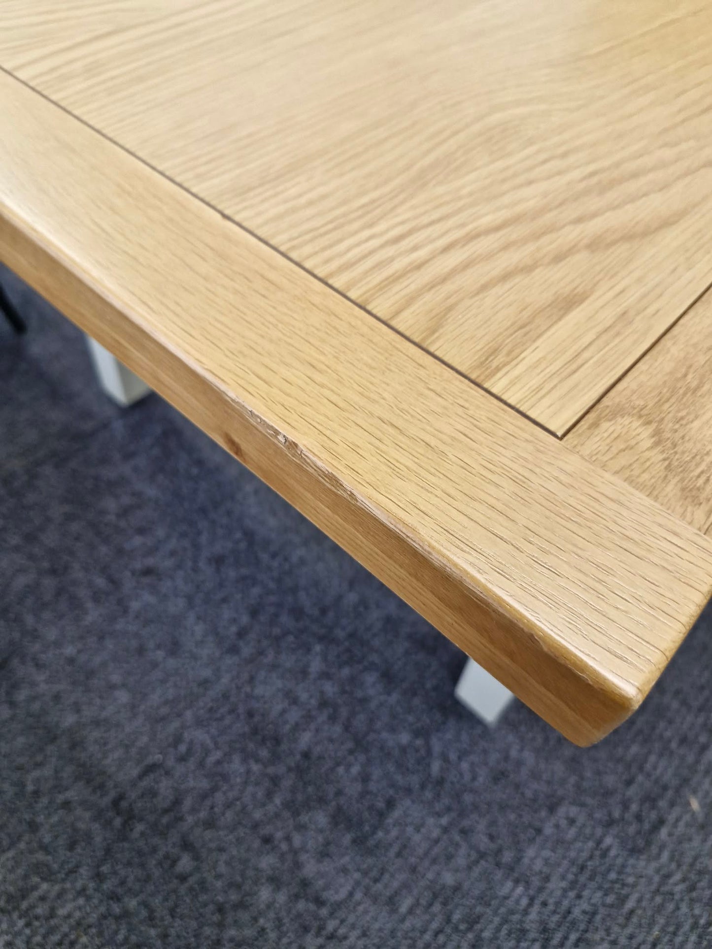Extending Dining Table Painted and Oak / 6-8 seater
