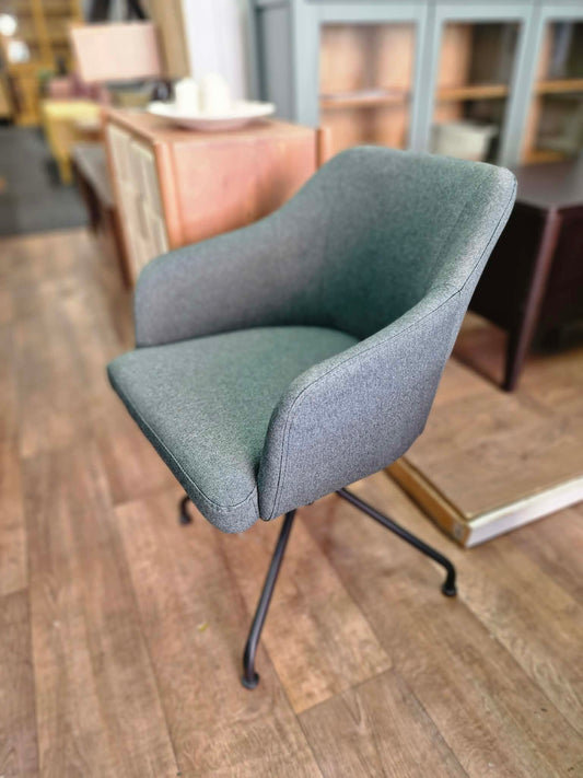 Office Tub Swivel Chair, Moss Green