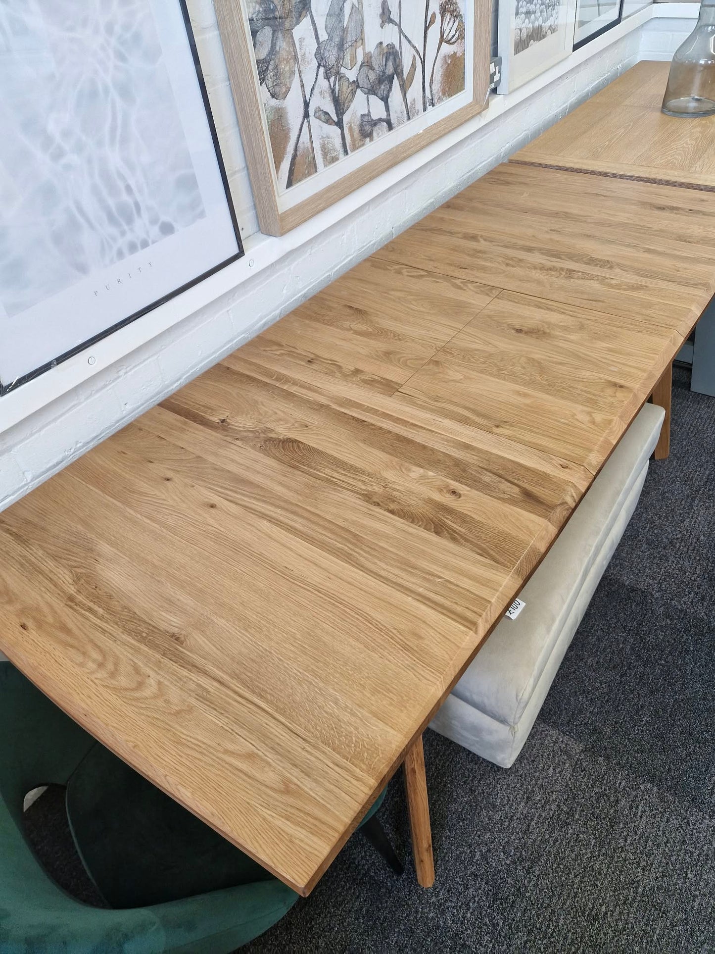 Solid Oak Extending Dining Table - Oaklee 6-8 seater