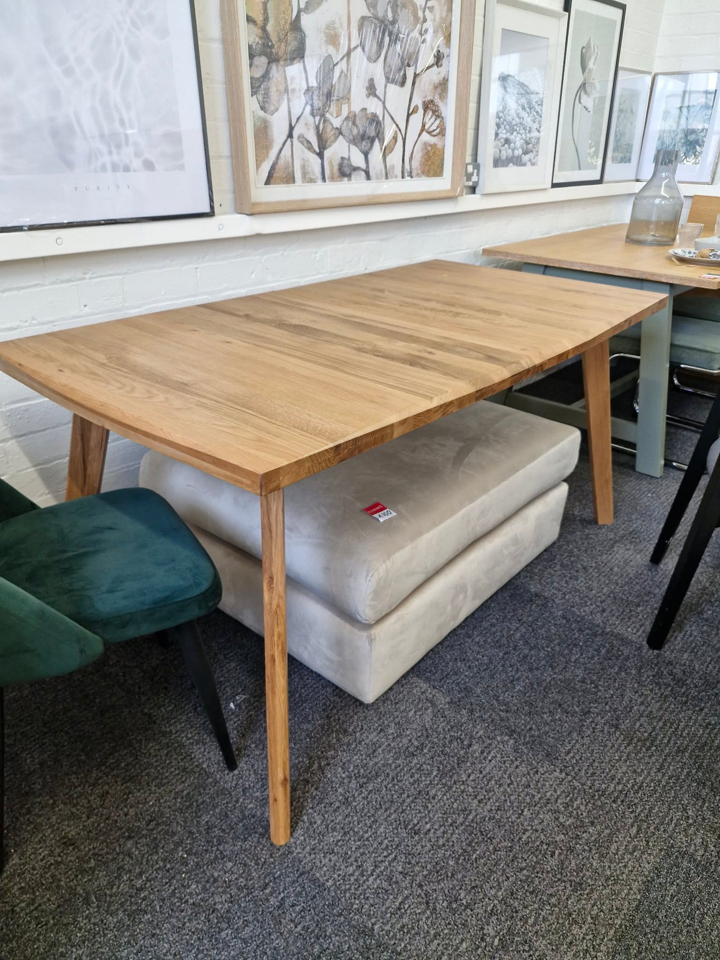 Solid Oak Extending Dining Table - Oaklee 6-8 seater