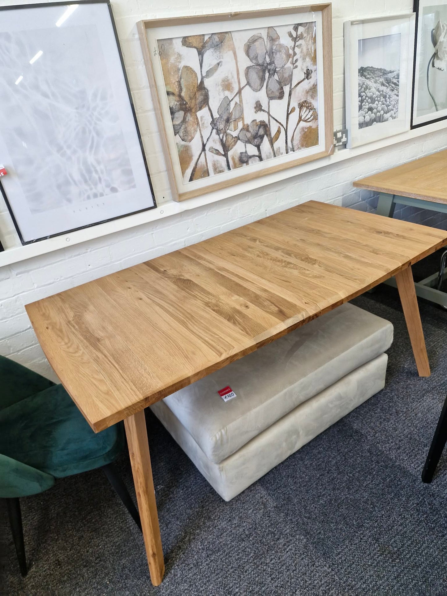 Solid Oak Extending Dining Table - Oaklee 6-8 seater