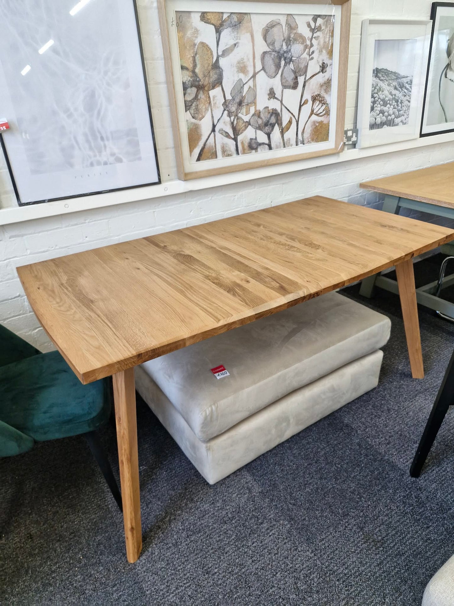Solid Oak Extending Dining Table - Oaklee 6-8 seater