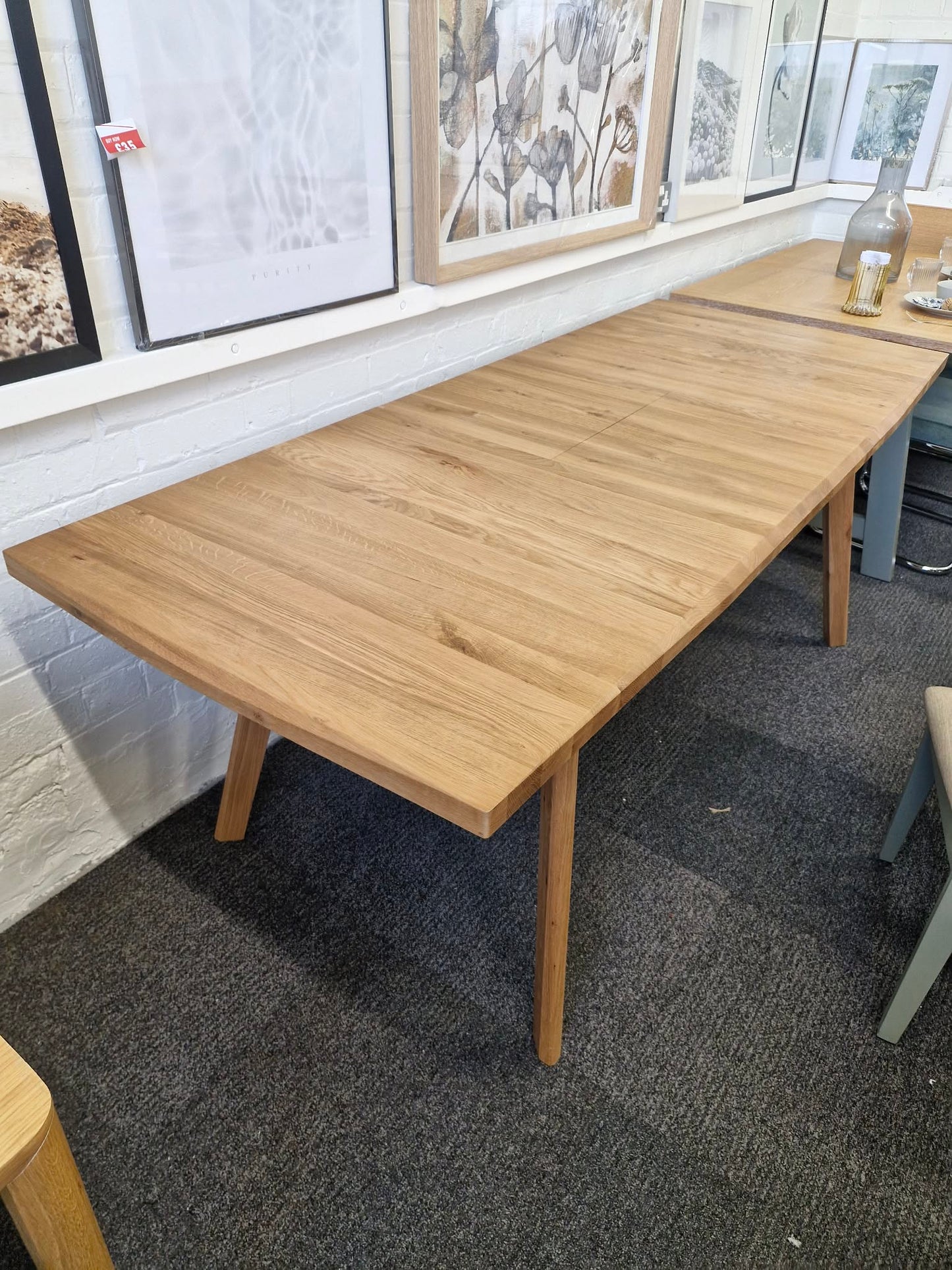 Solid Oak Extending Dining Table - Oaklee 6-8 seater OFL