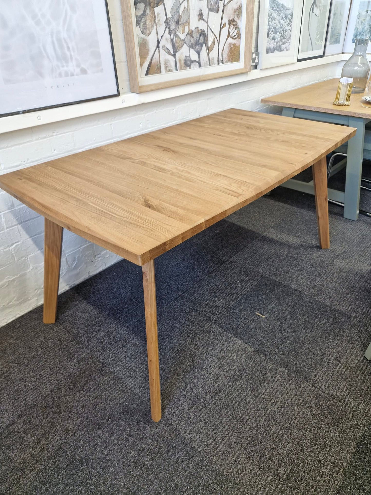 Solid Oak Extending Dining Table - Oaklee 6-8 seater OFL