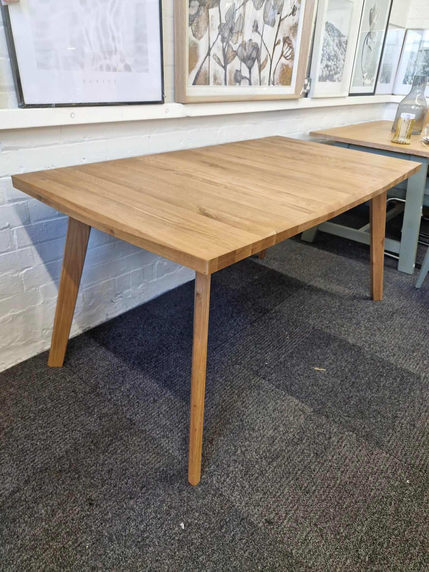 Solid Oak Extending Dining Table - Oaklee 6-8 seater OFL