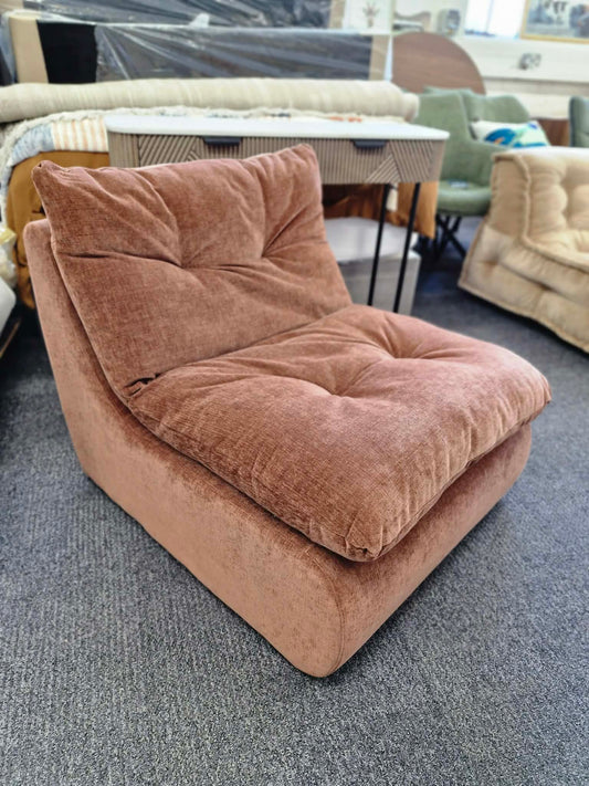 Burnt Orange / Rust Accent Chair / Armchair / Bedroom Lounge chair